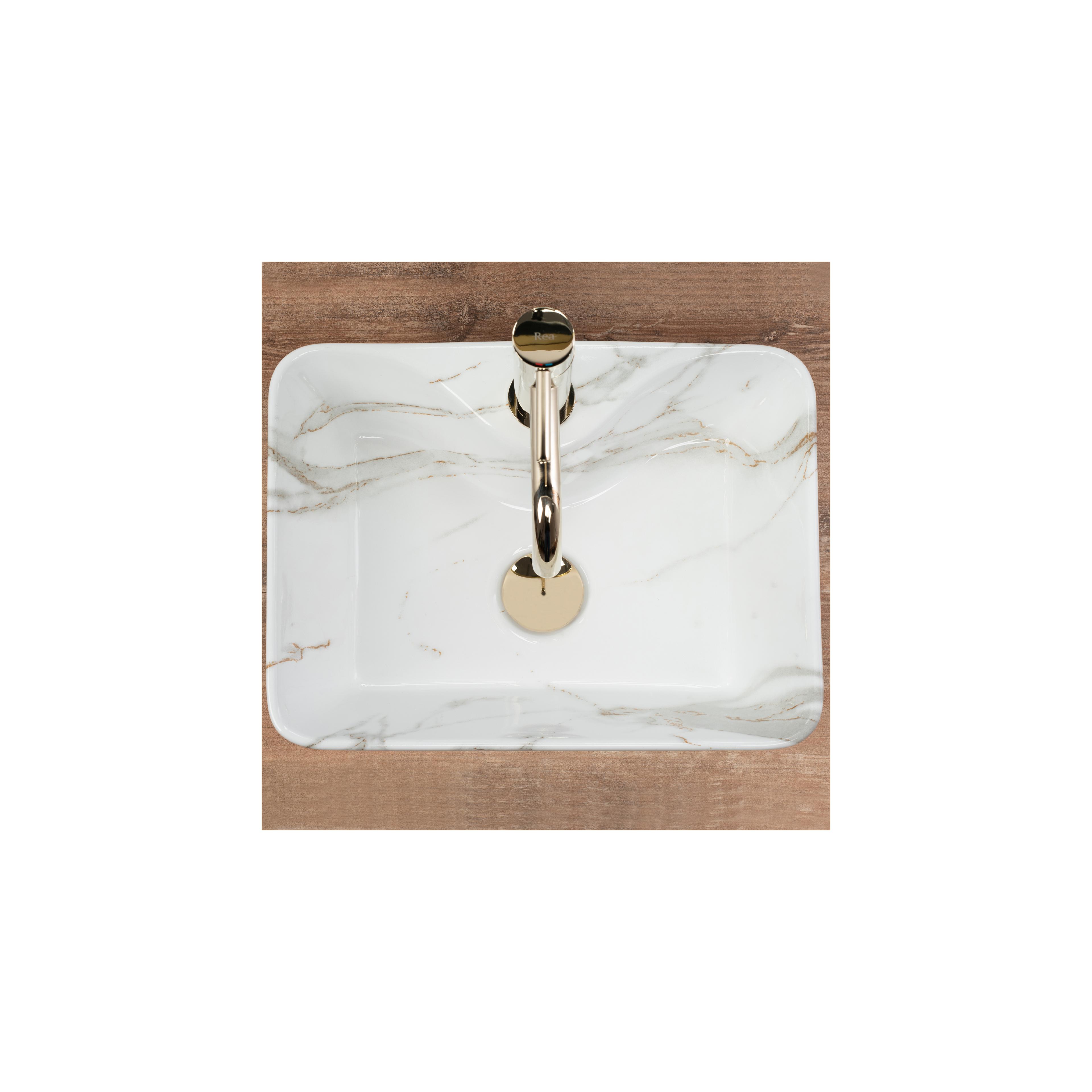 Countertop izlietne REA Kelly Mini Aiax Shiny
