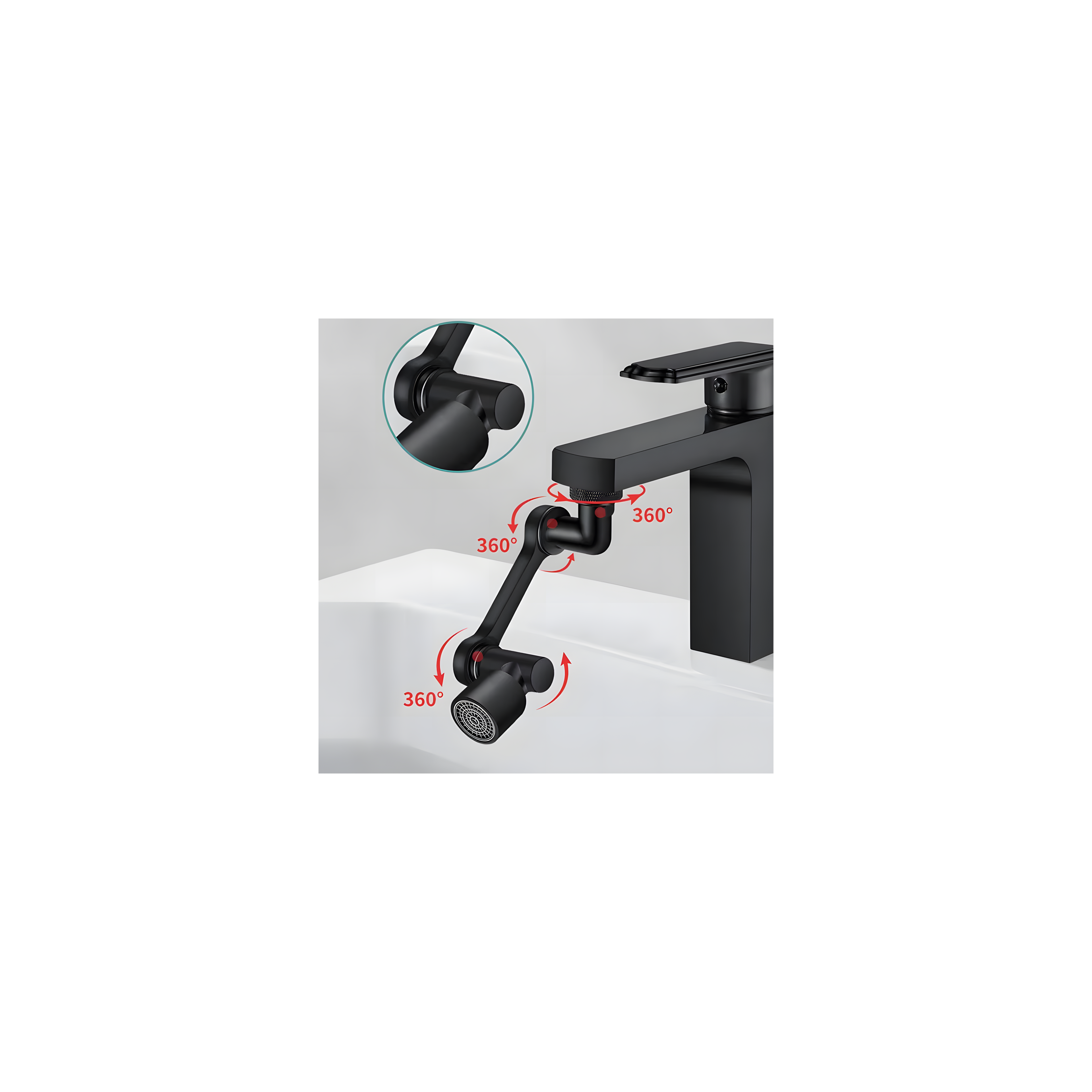 SWIVEL EXTENSION REA COLT BLACK