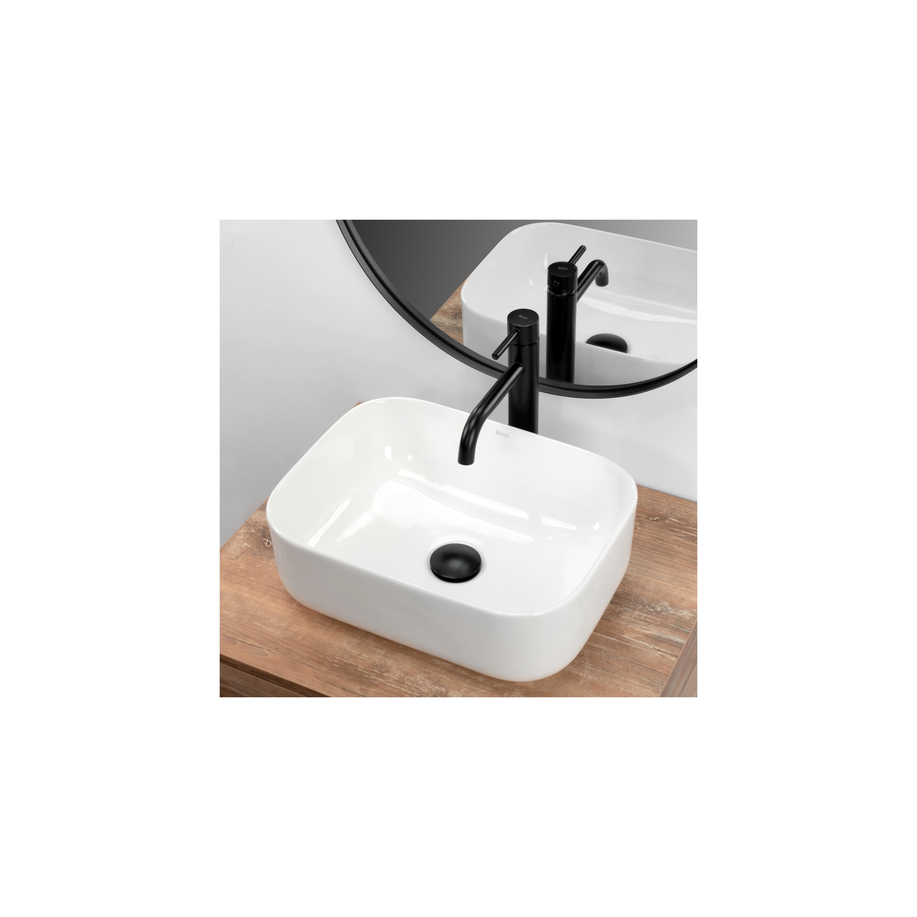 Lavoar pe blat Rea Demi Mini White