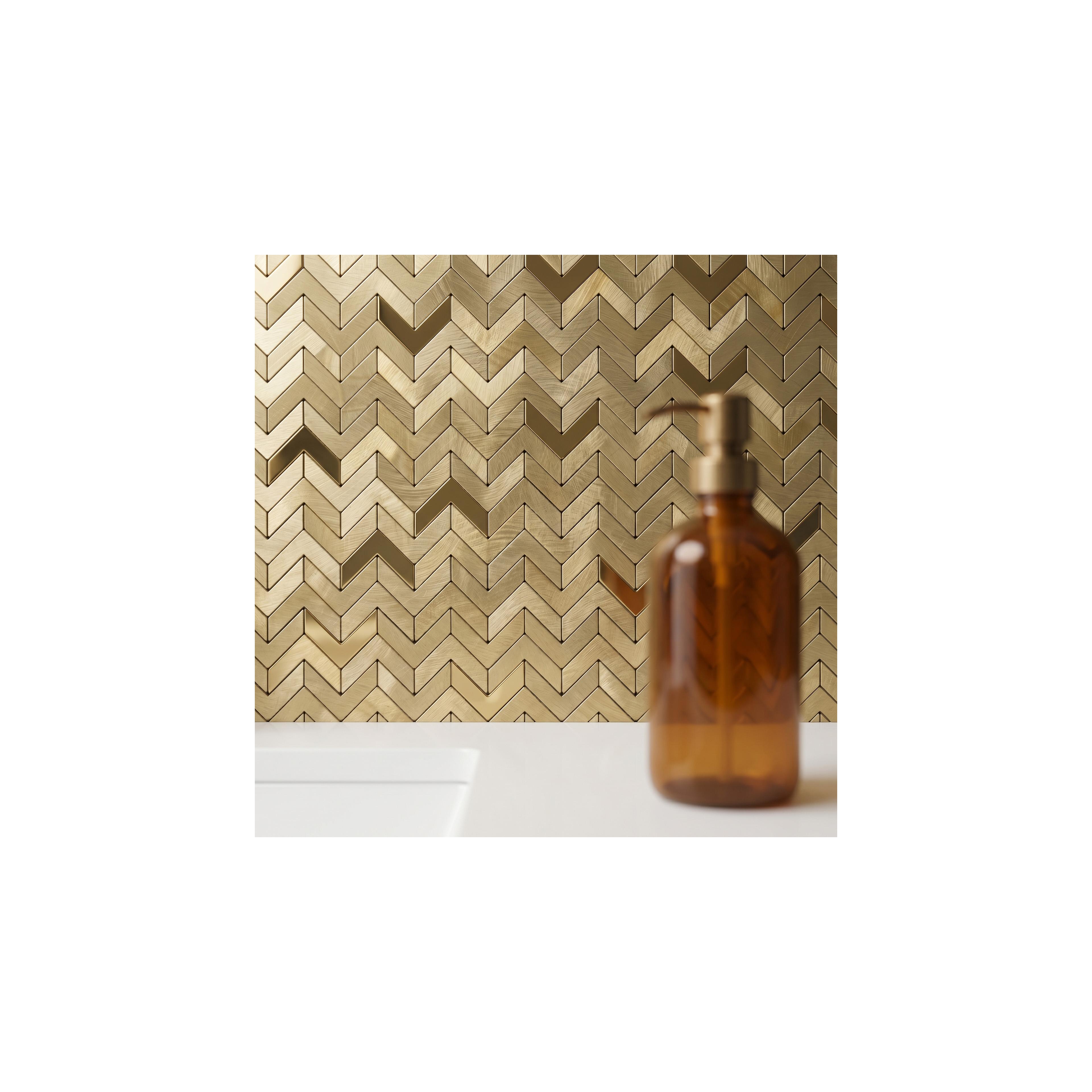 Mozaika REA P14453A Brush Gold