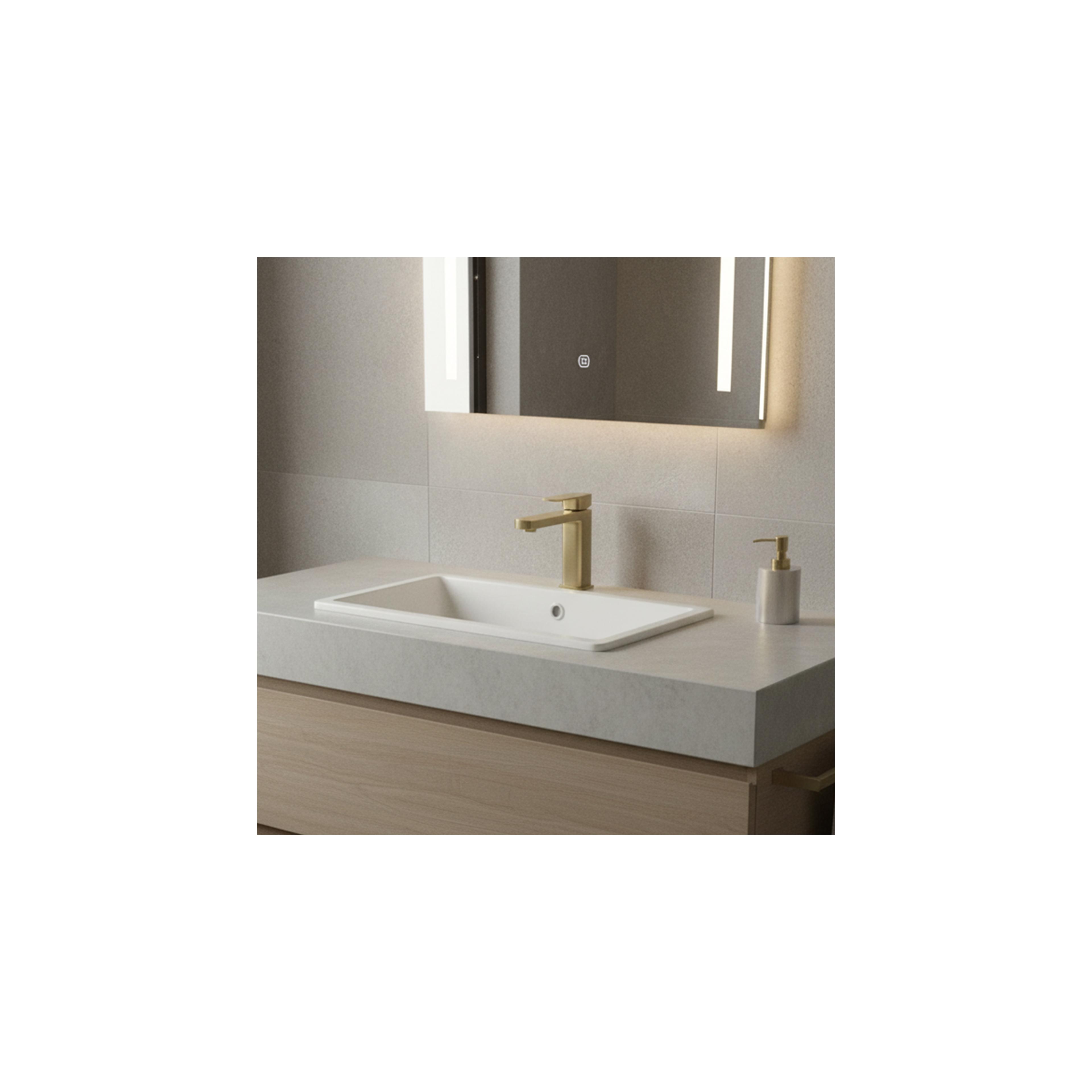 Robinet de salle de bain Rea Arlo Brush Gold