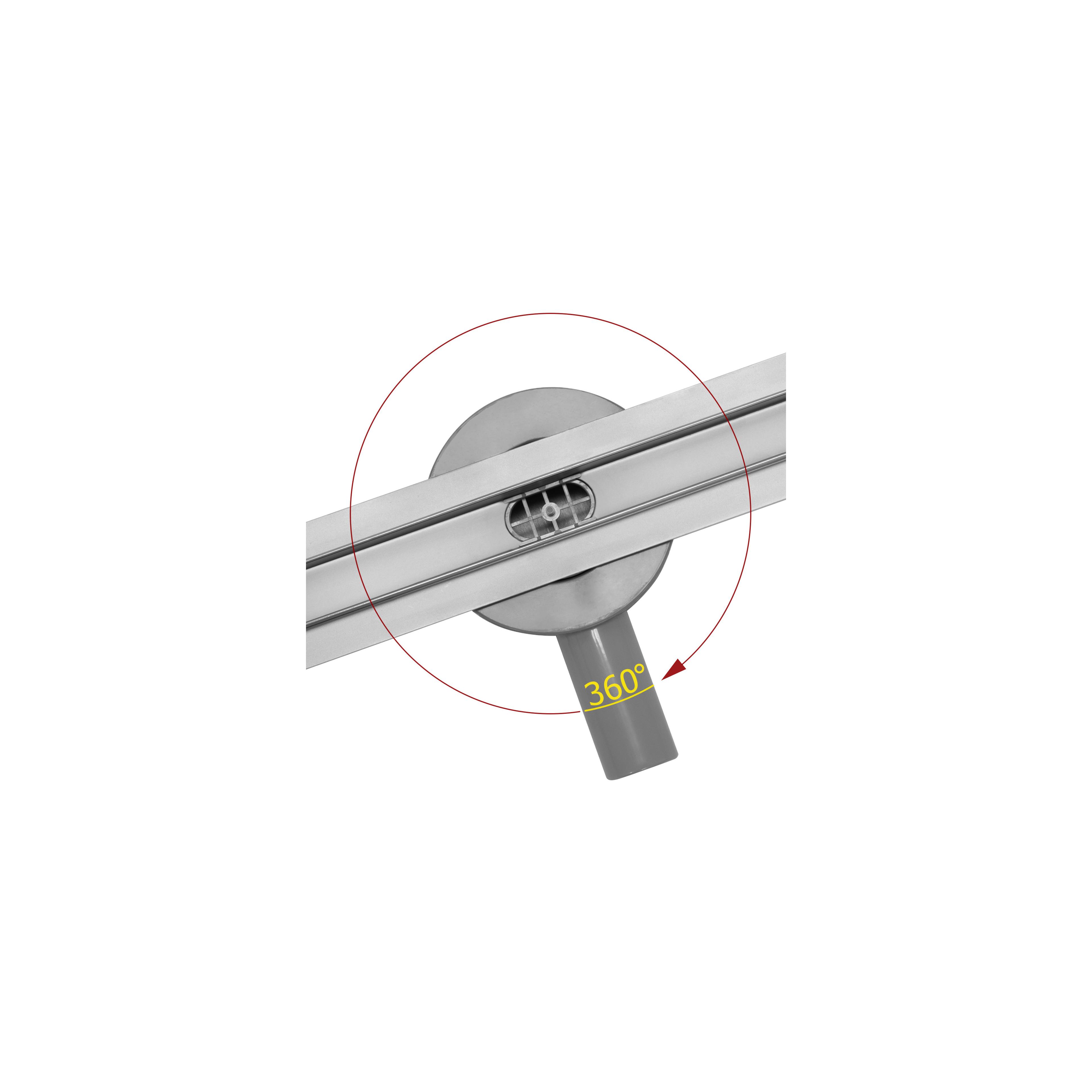 Rigola dus Rea Rea Neo Slim Pro Nickel Brush INOX 70