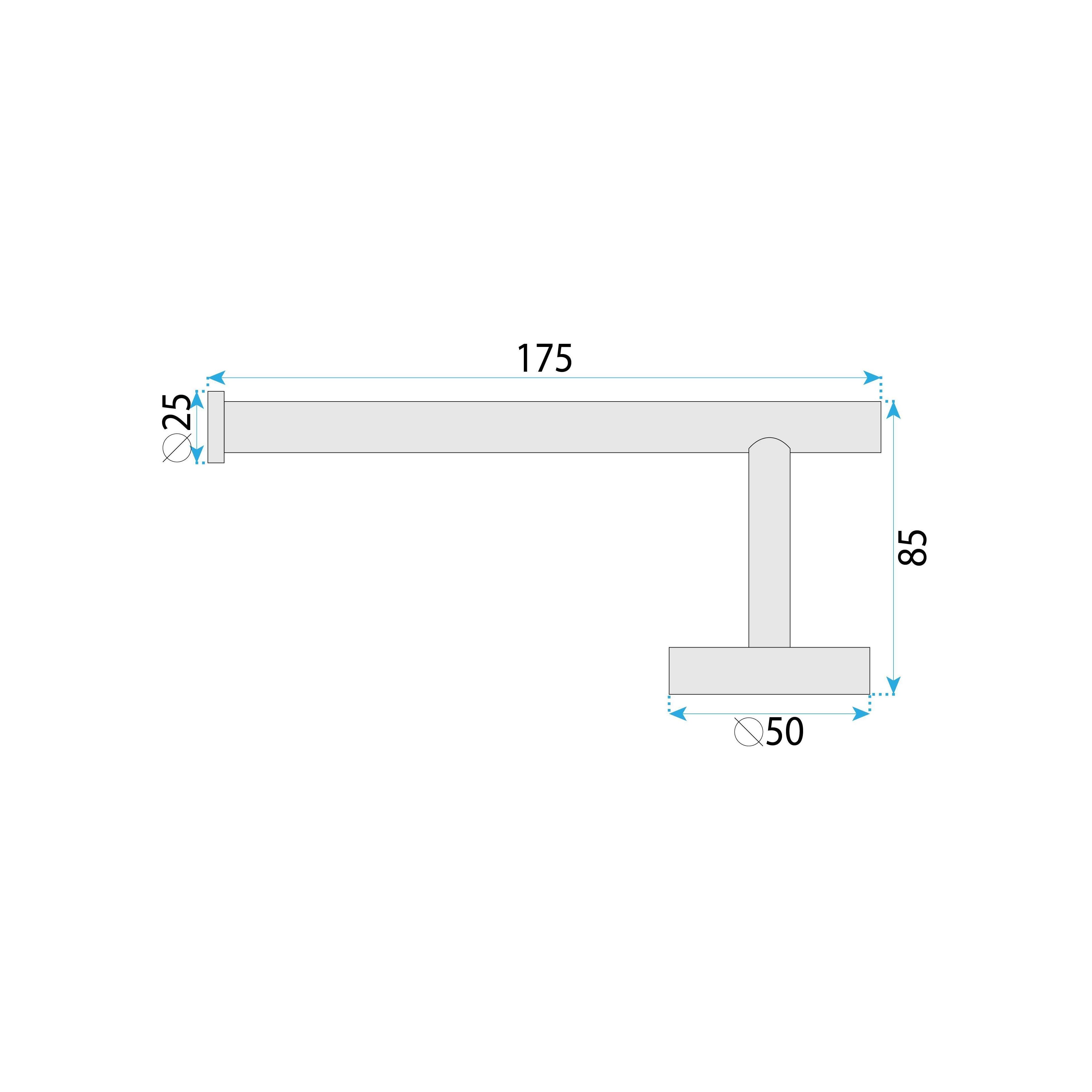 Toilet paper holder 6611 Modern Copper