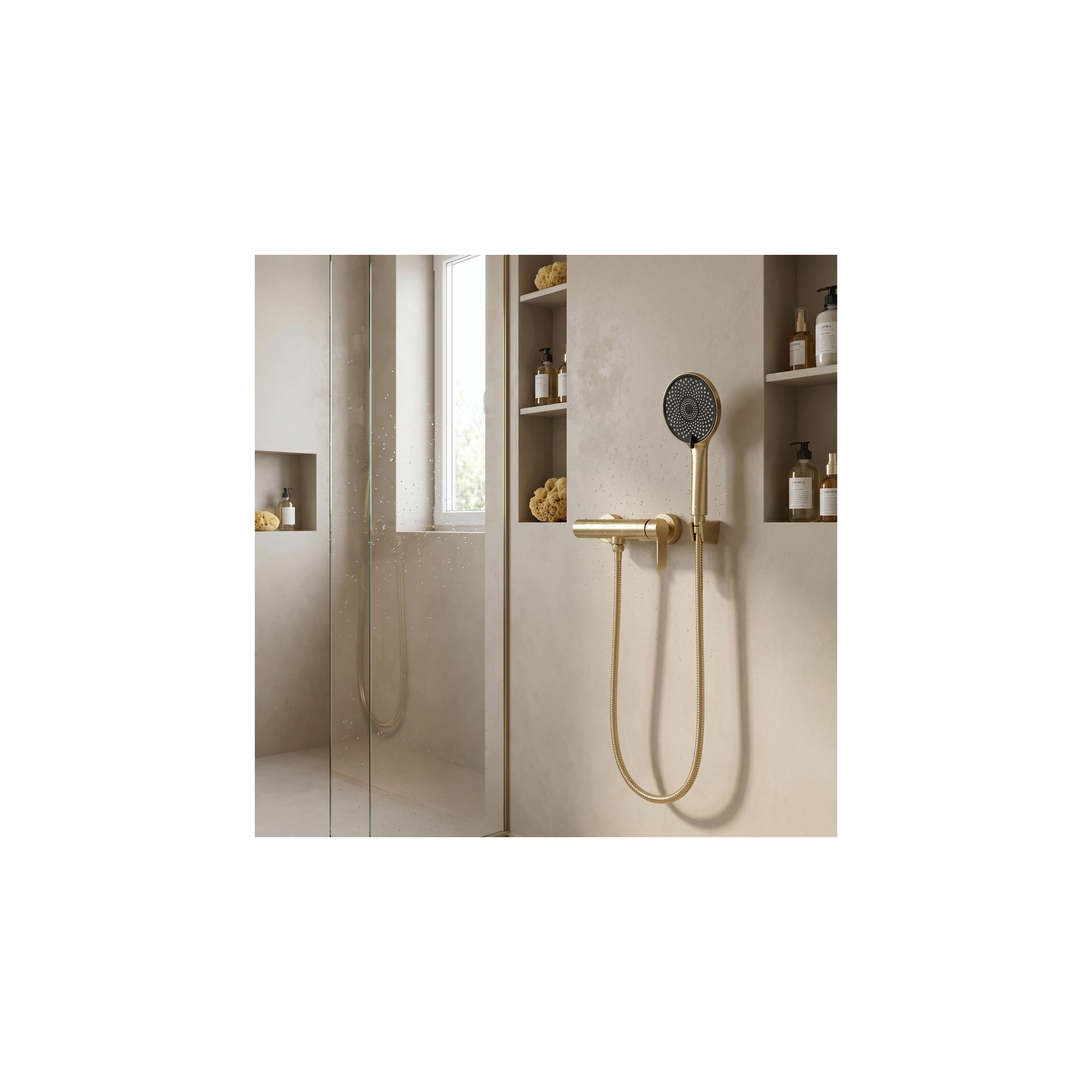 Baterie de duș REA Arcos Brush Gold