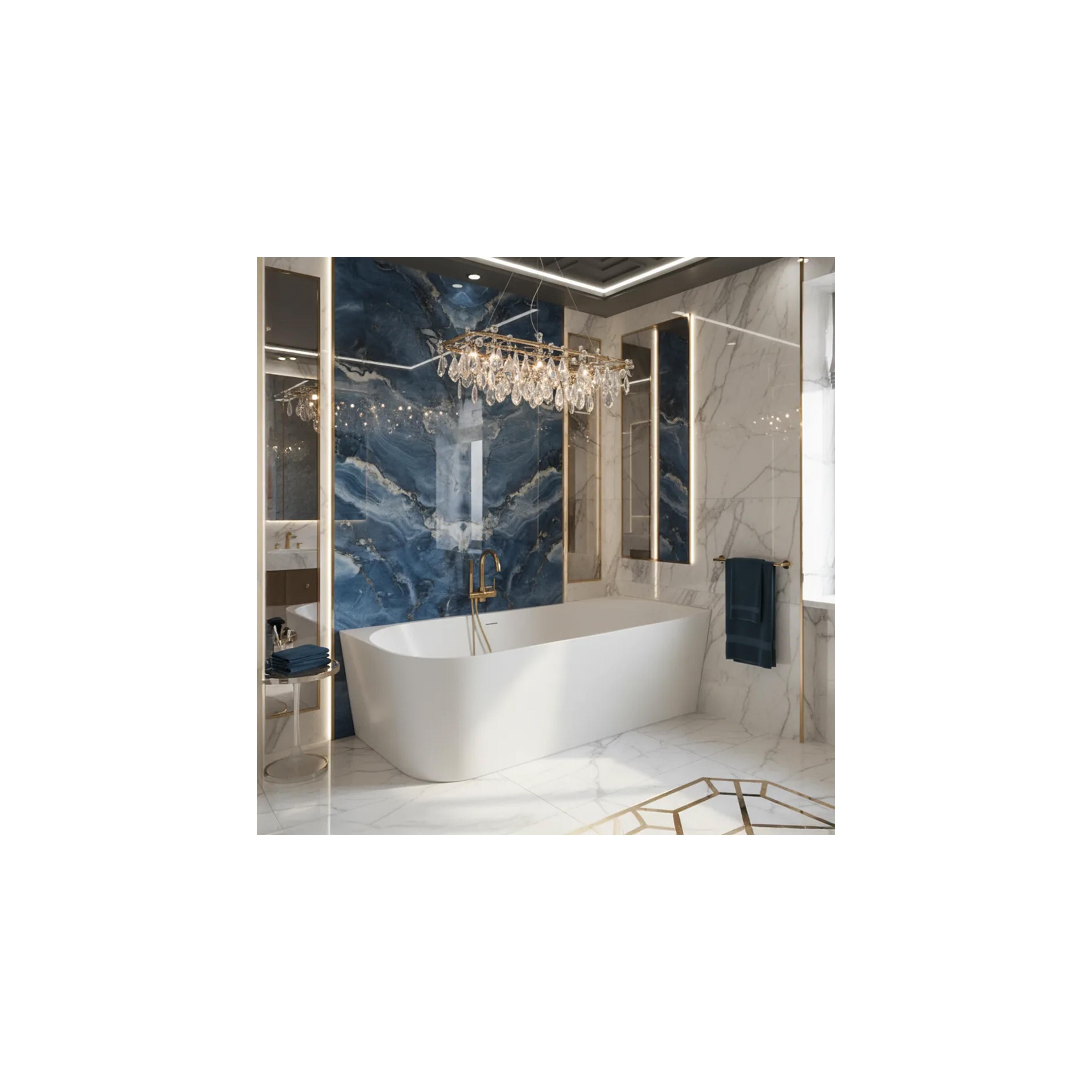 Corner Acrylic Bathtub Bellanto Slim 170 Right