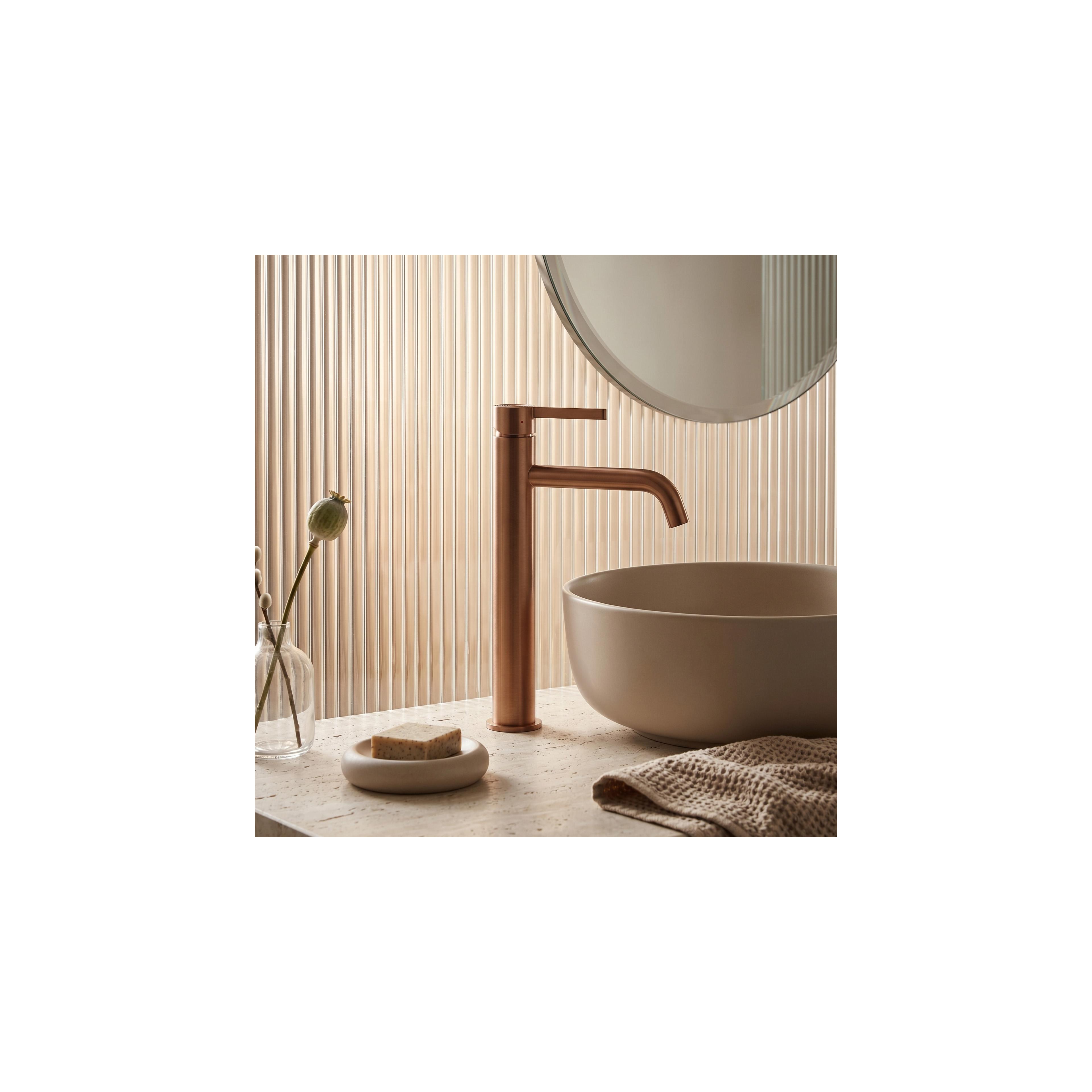 Robinet de salle de bain Rea Foster Brush Copper