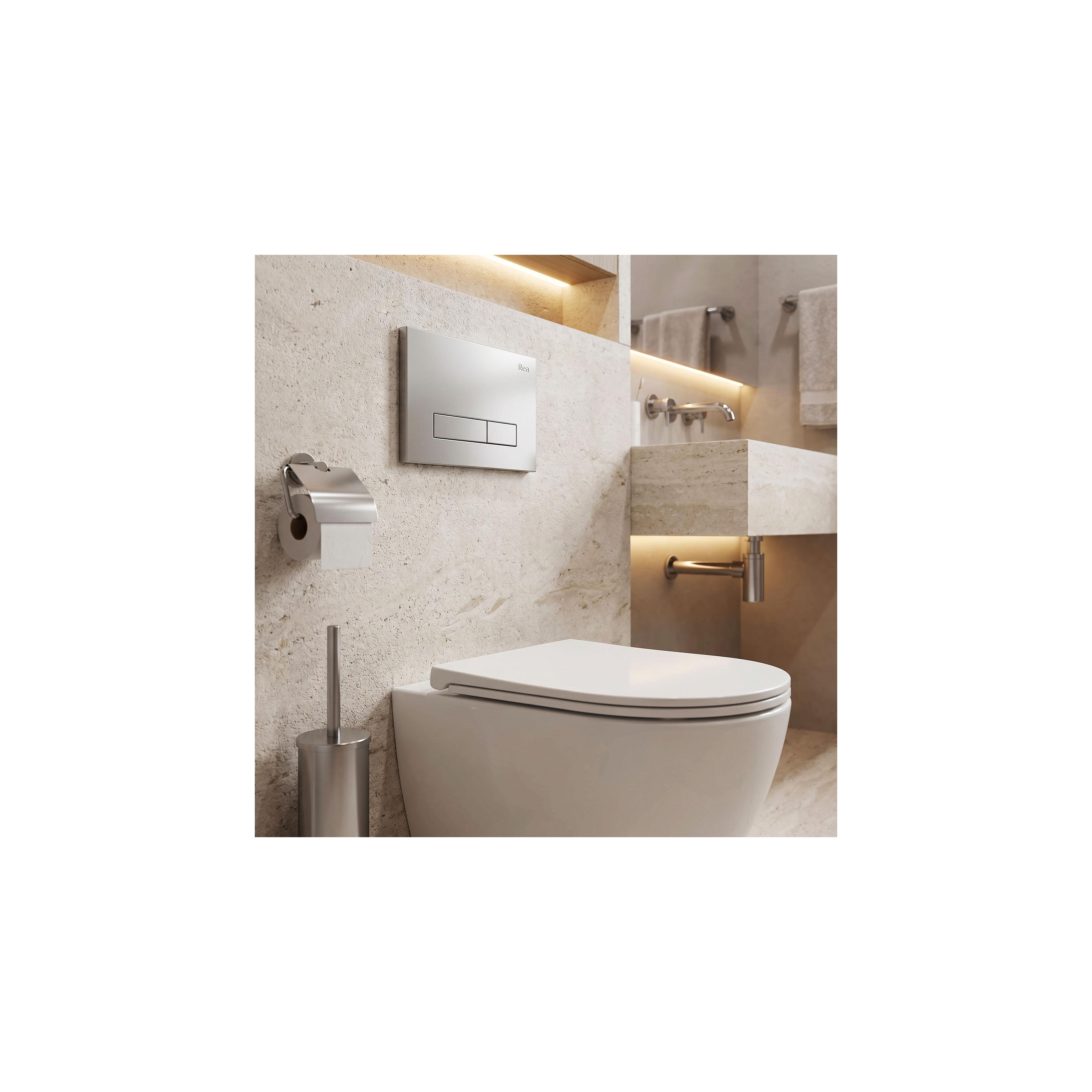 Varjatud WC riiul K011A-Q REA HD Satin