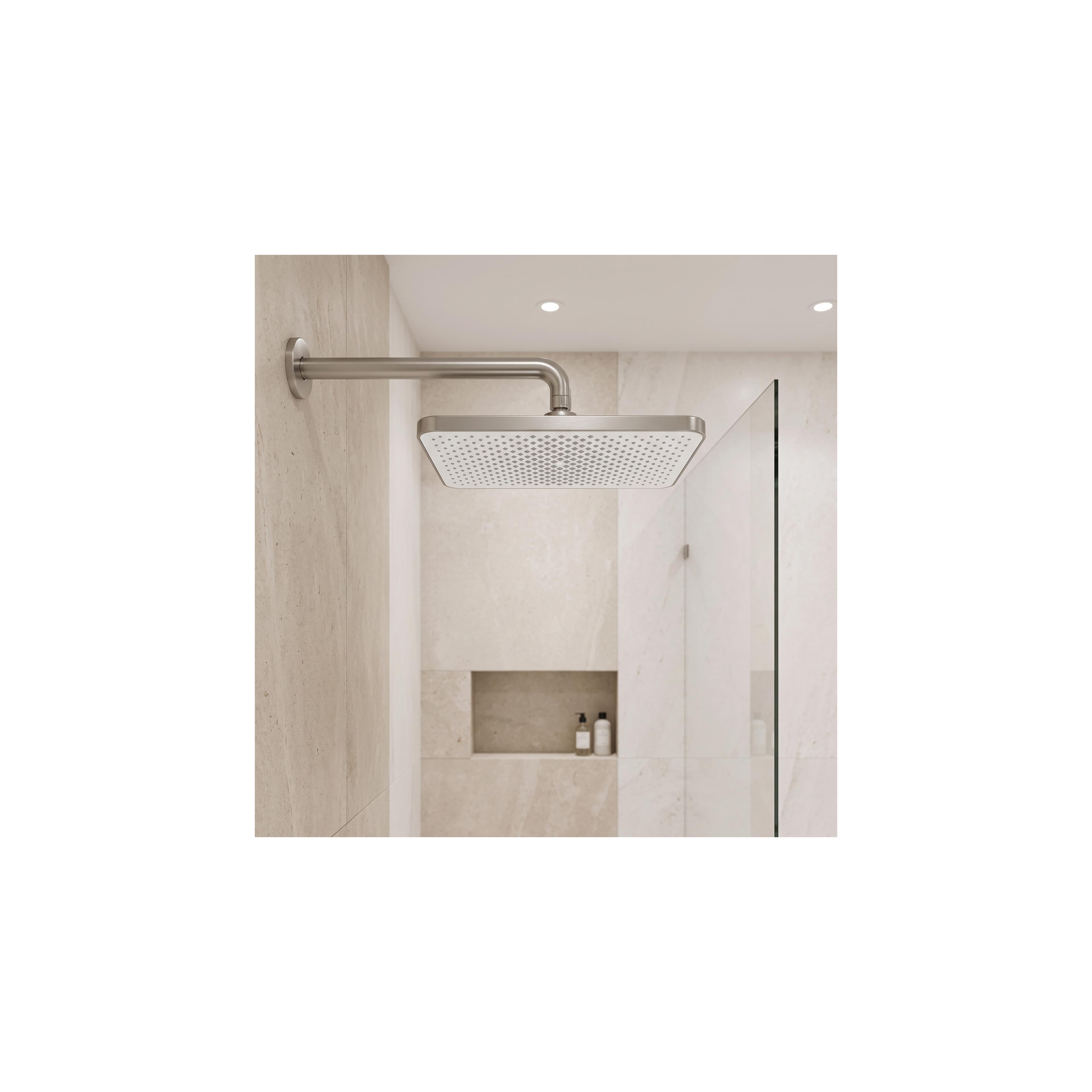 Pravokutna tuš ruža REA JS-032 Brushed Nickel