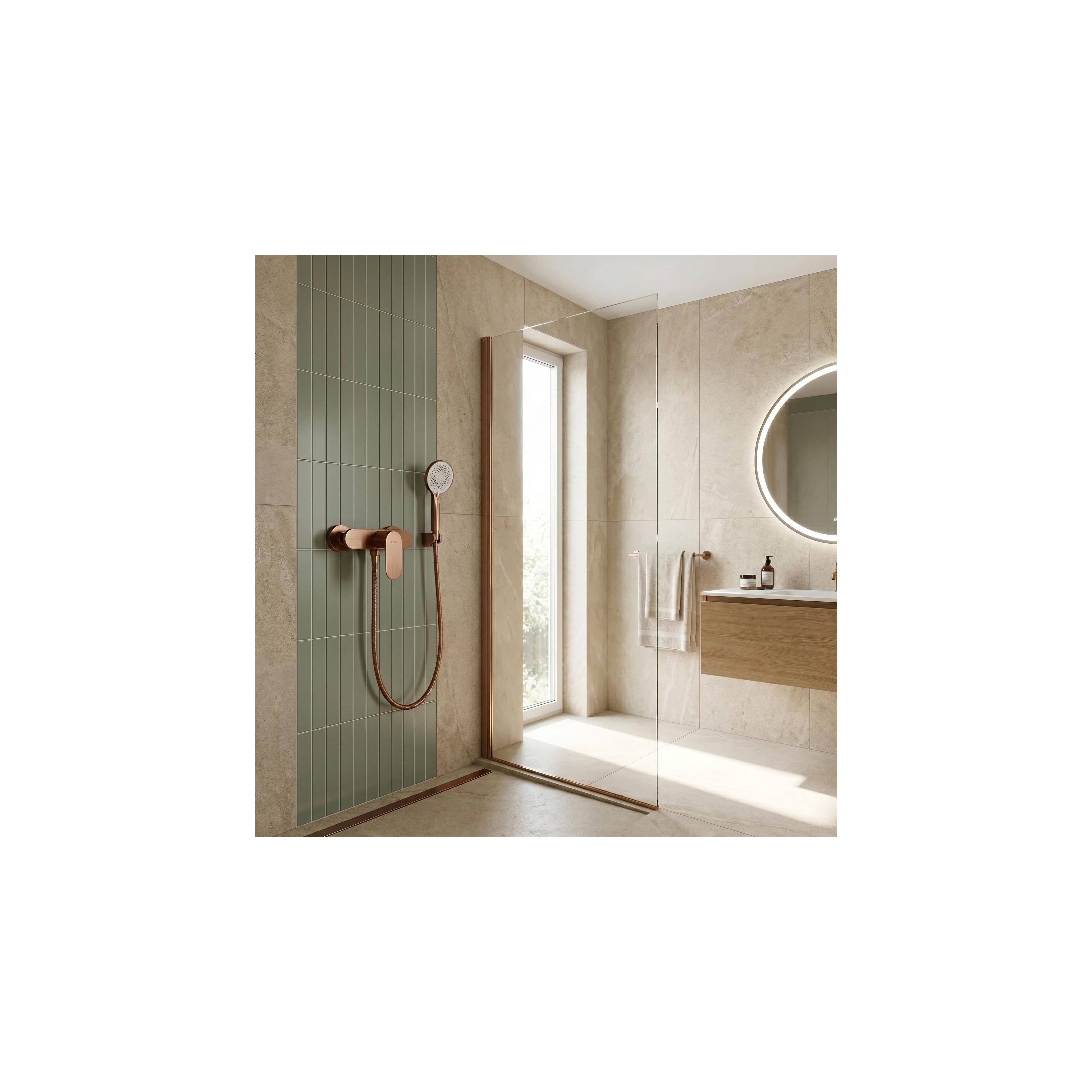 Shower faucet REA DROP Brush Copper
