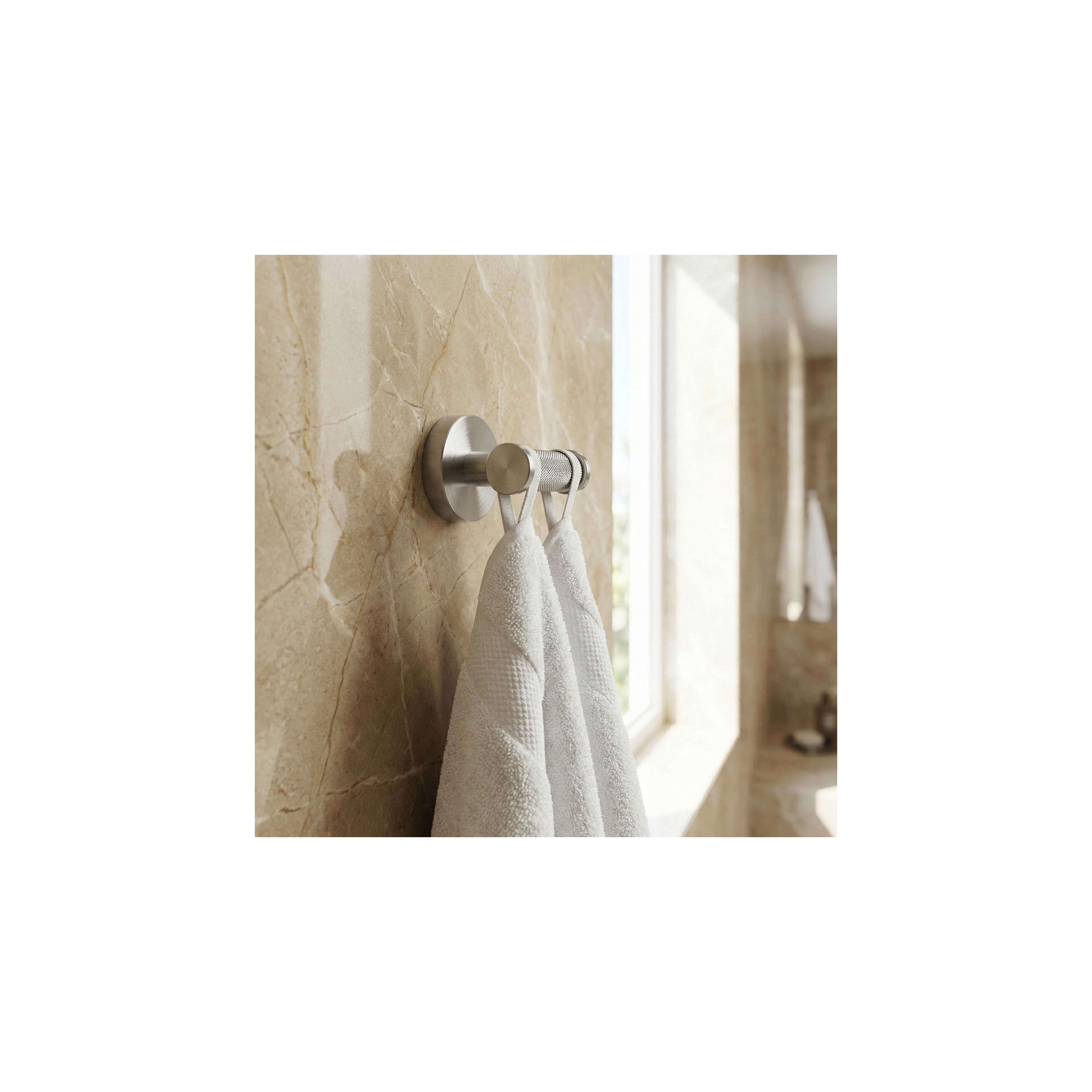 Double hanger 6612 Modern Brush Nickel