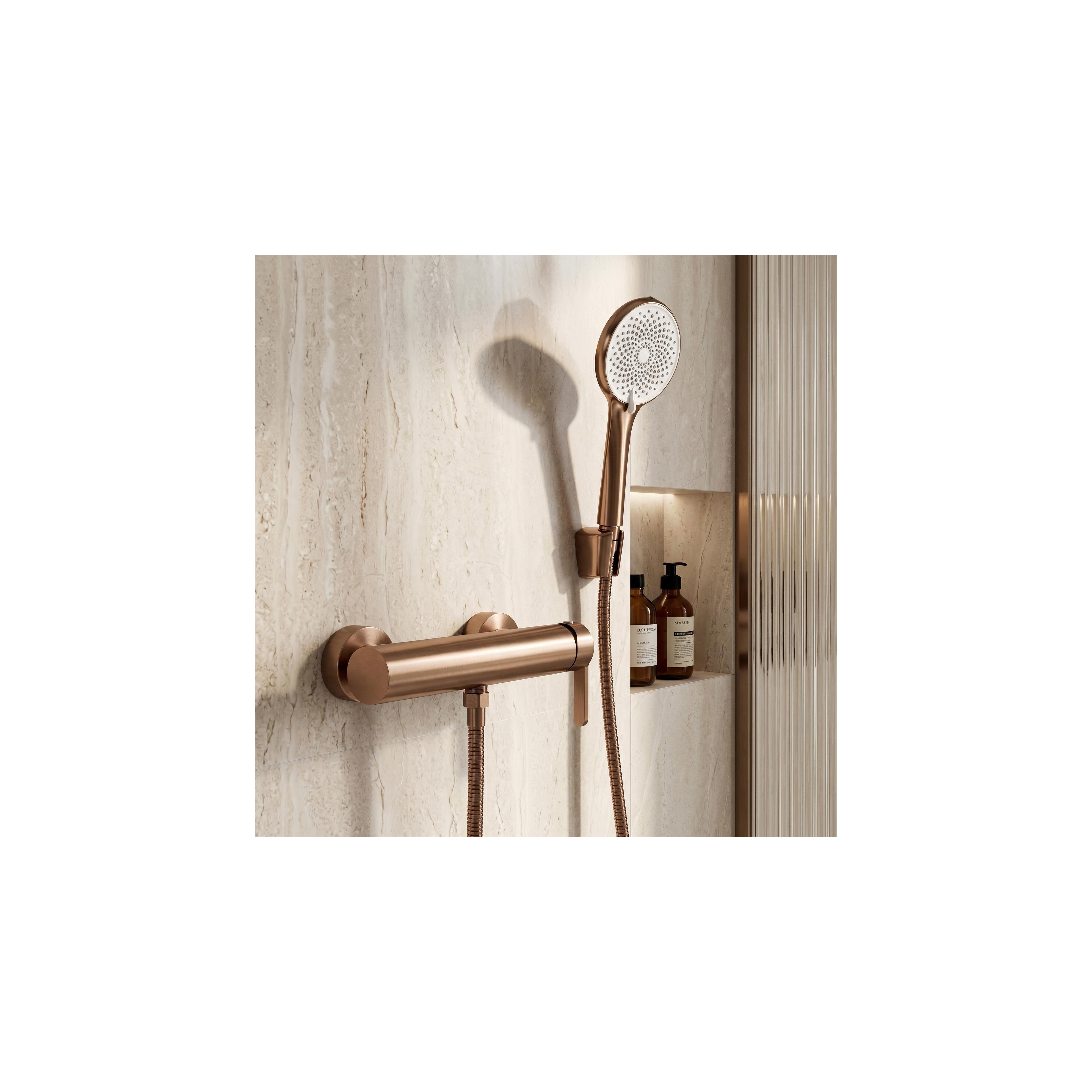 Bathtub faucet REA Ontario Side Brush Copper
