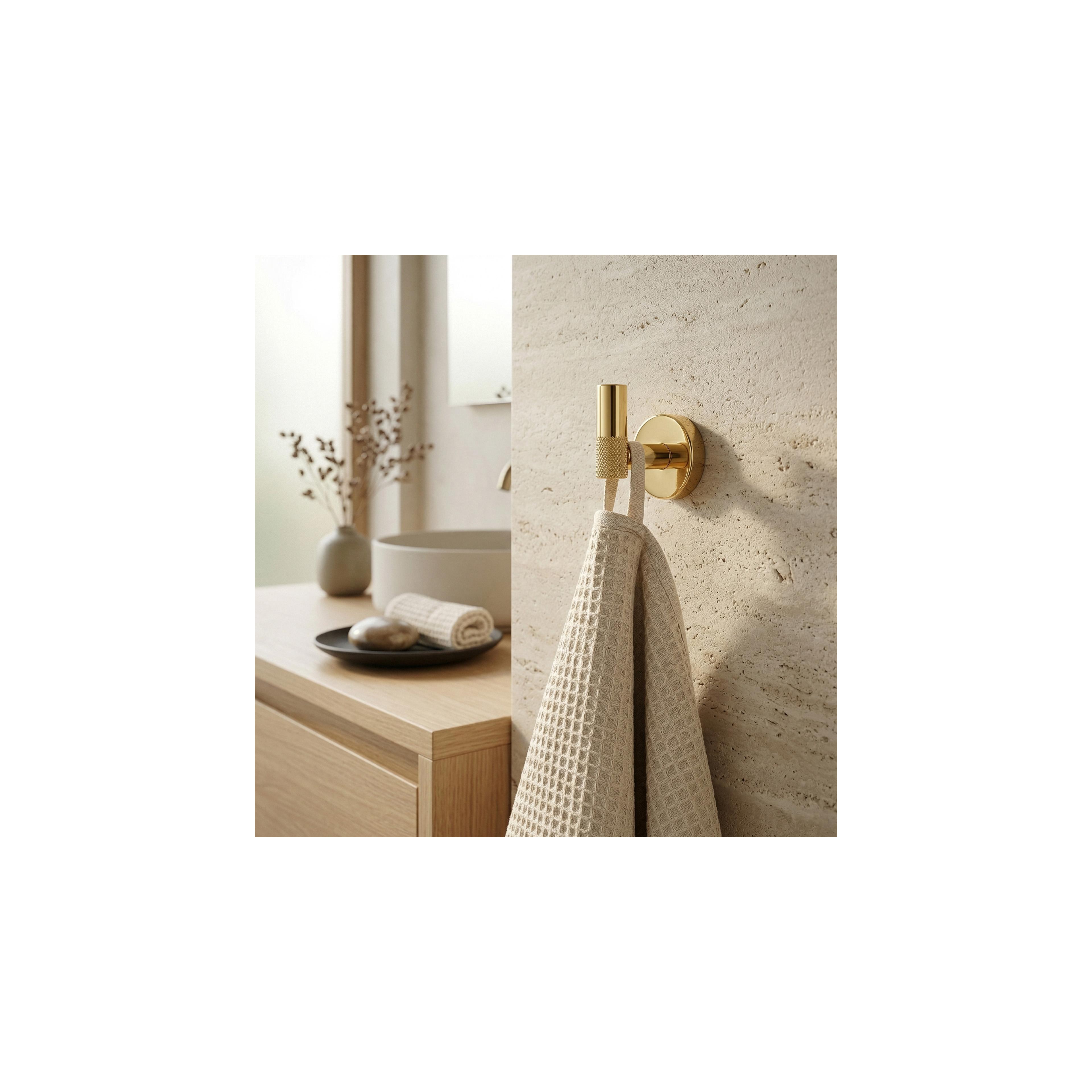 Bathroom hanger 6606 Modern Gold