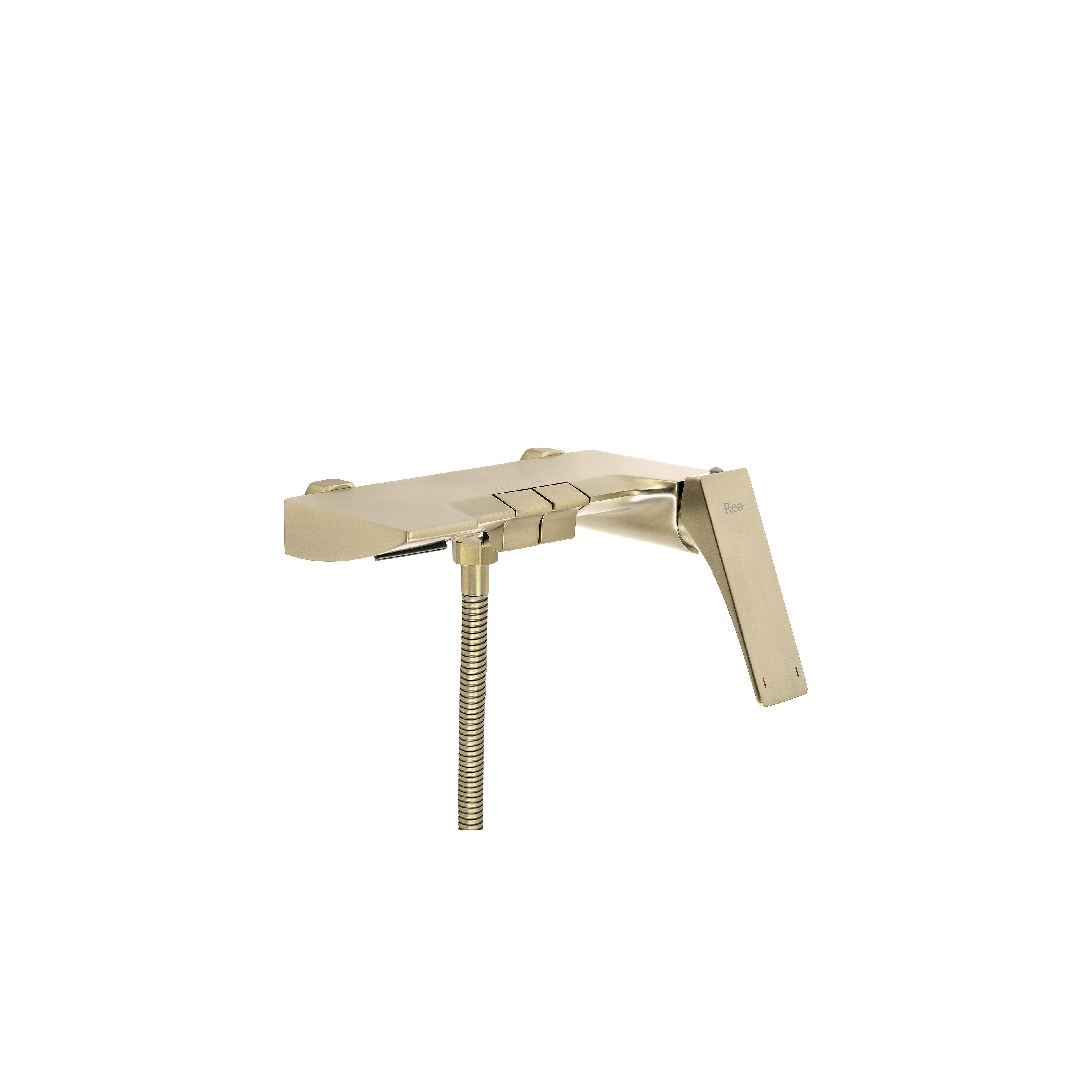 Wannenarmatur PREMIUM REA Joe Brush Gold