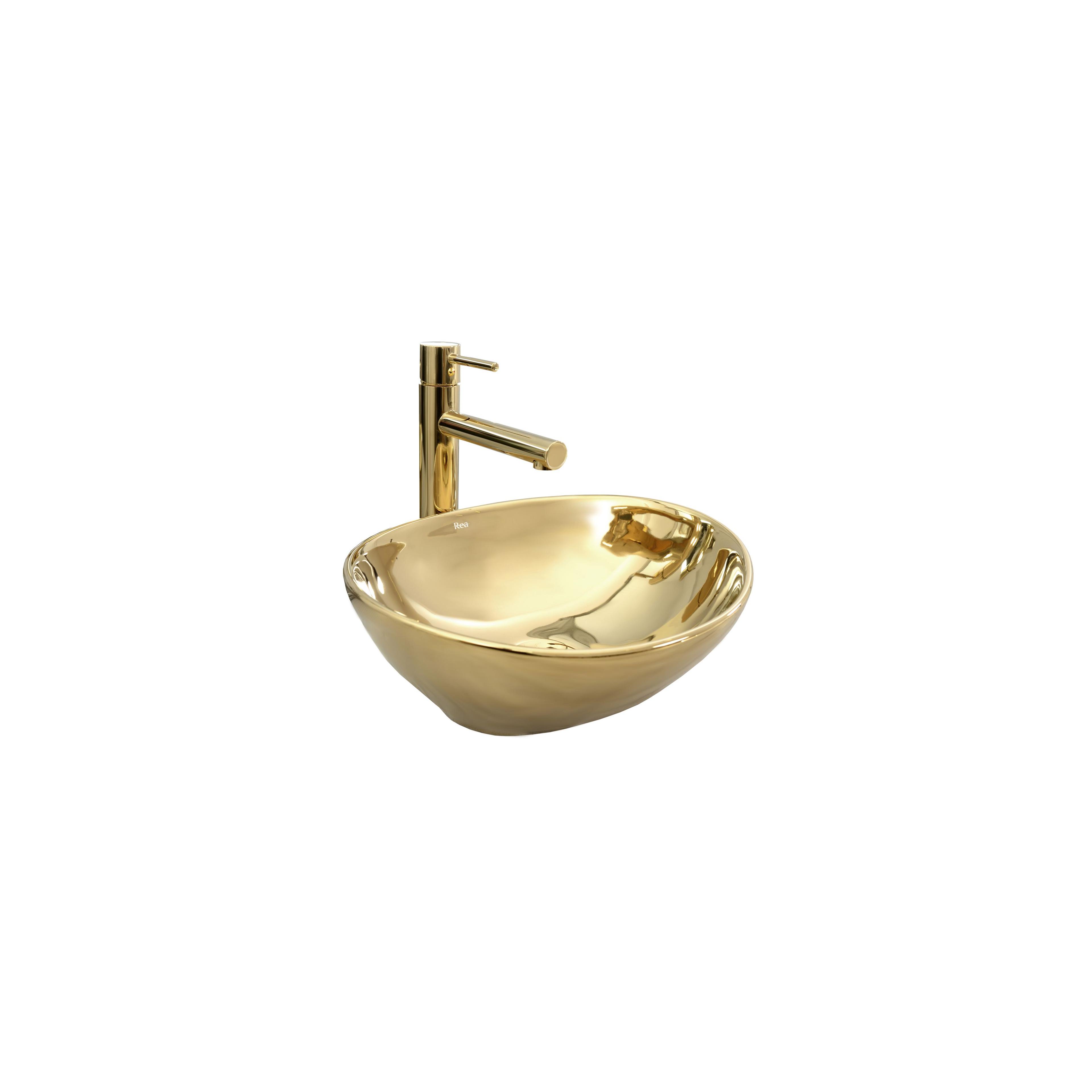 Lavoar pentru blat Rea Sofia Gold