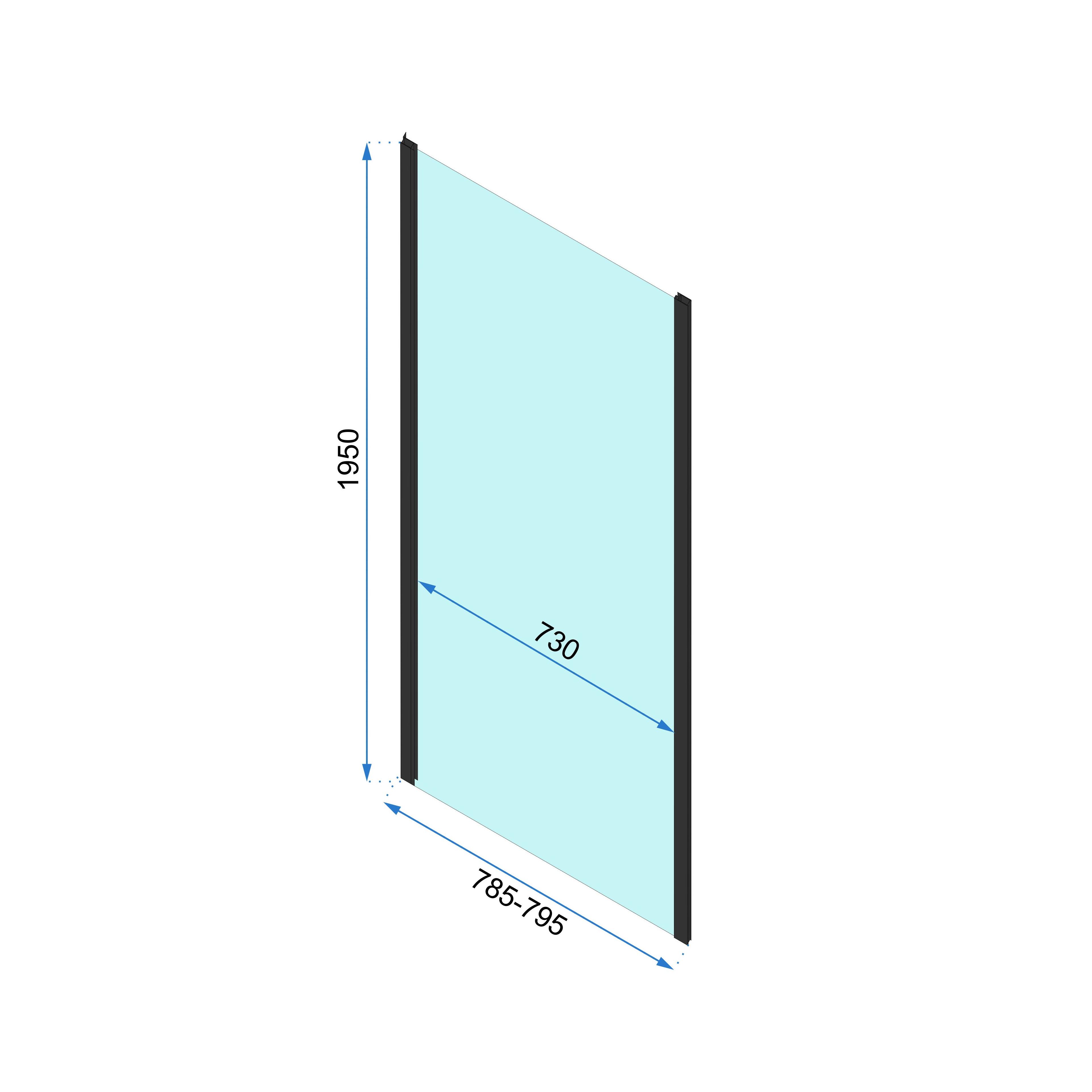 Cabina dus Rapid Slide Chrom