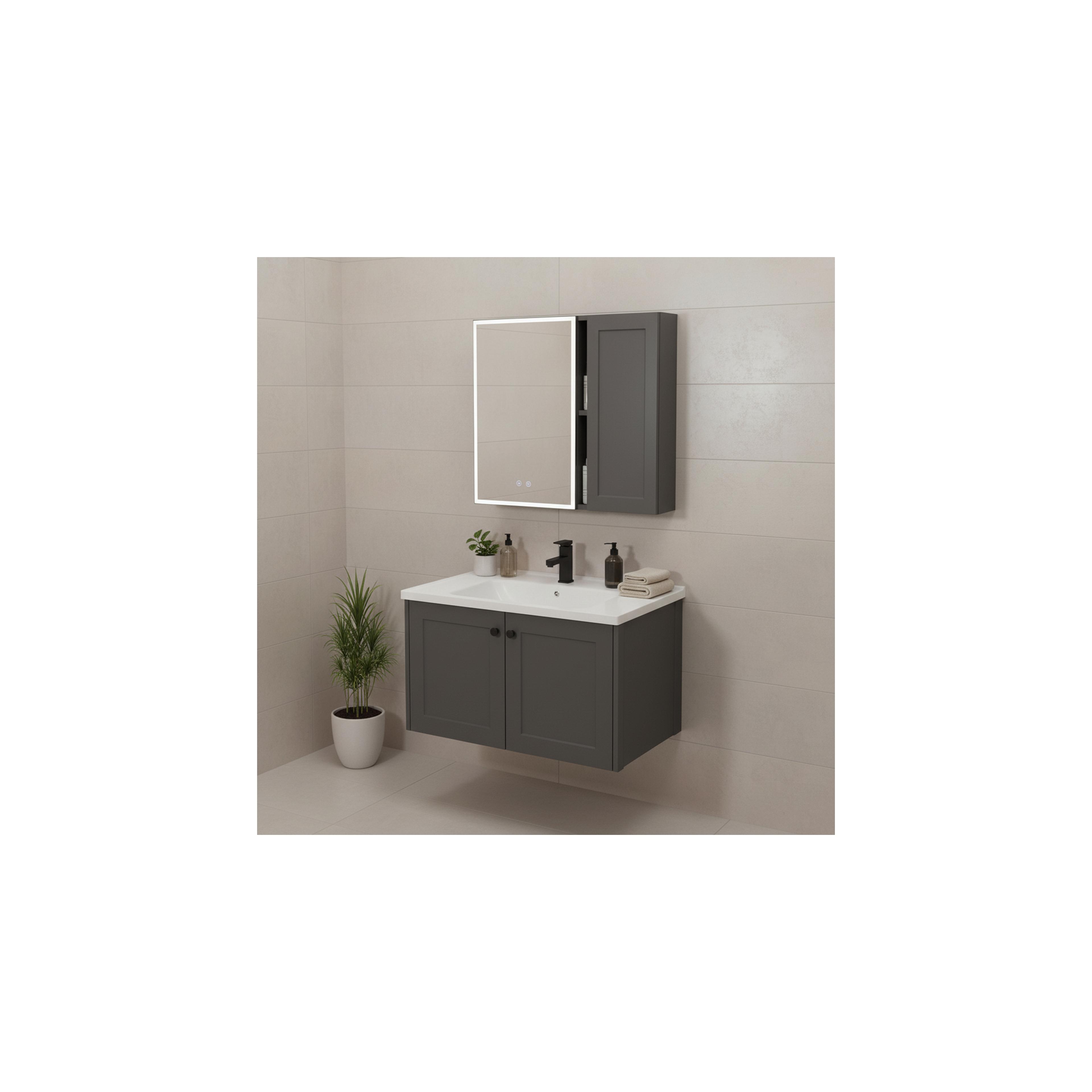 Set kupaonskog namještaja s umivaonikom Monti 60cm Grey