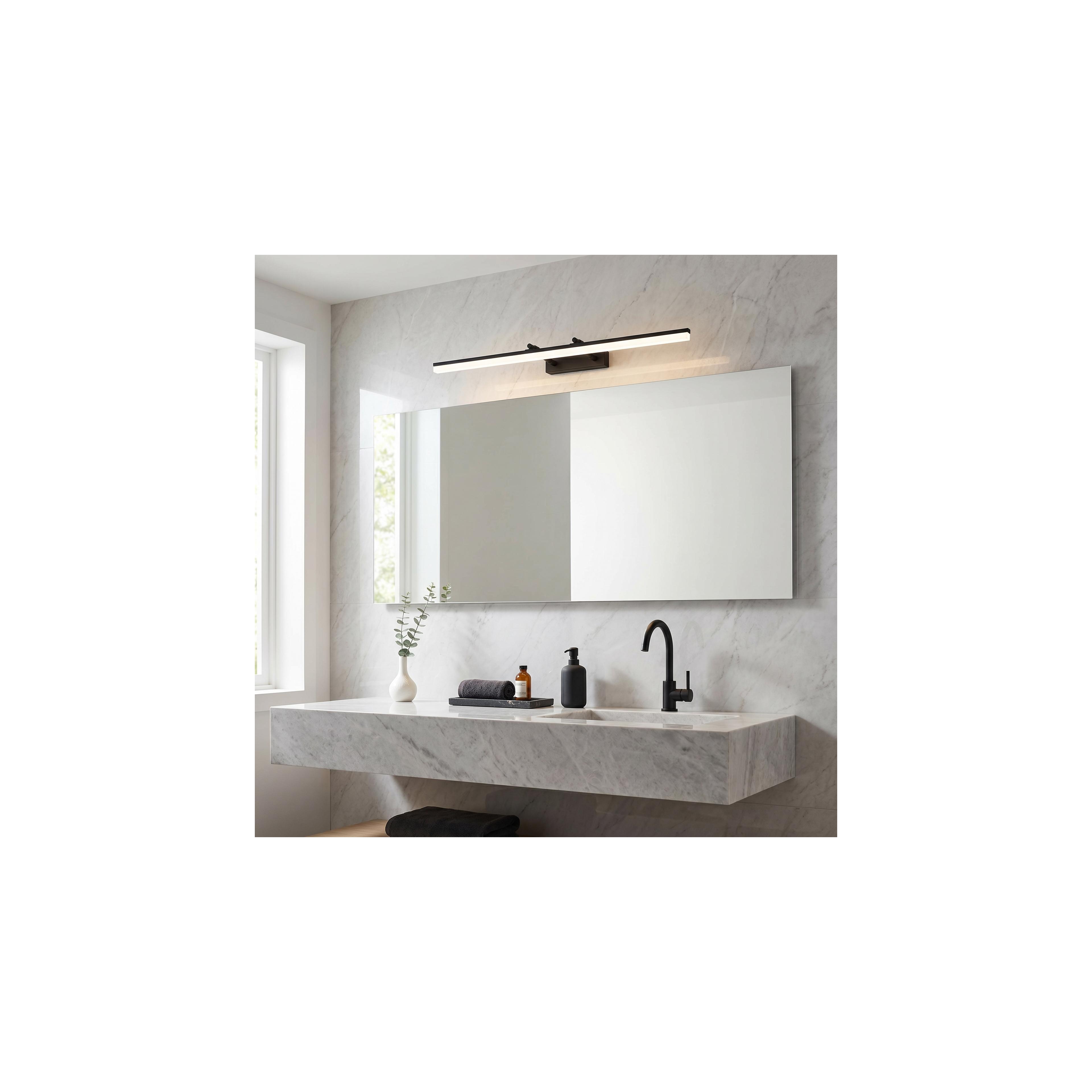 Badkamer LED-wandlamp APP1880-1W 80cm BLACK