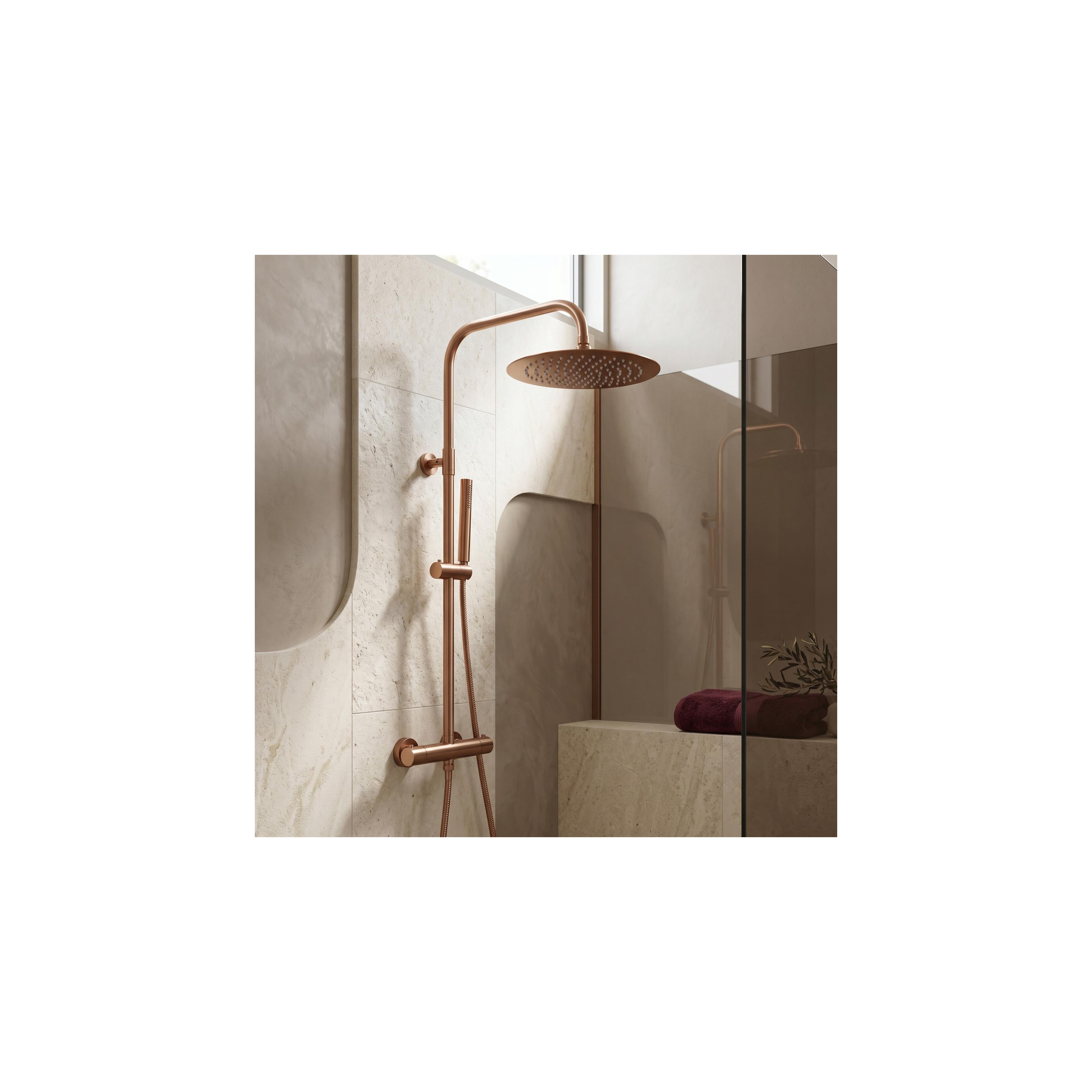 Runde Regendusche REA JS-P014BRG 30cm Brush Copper