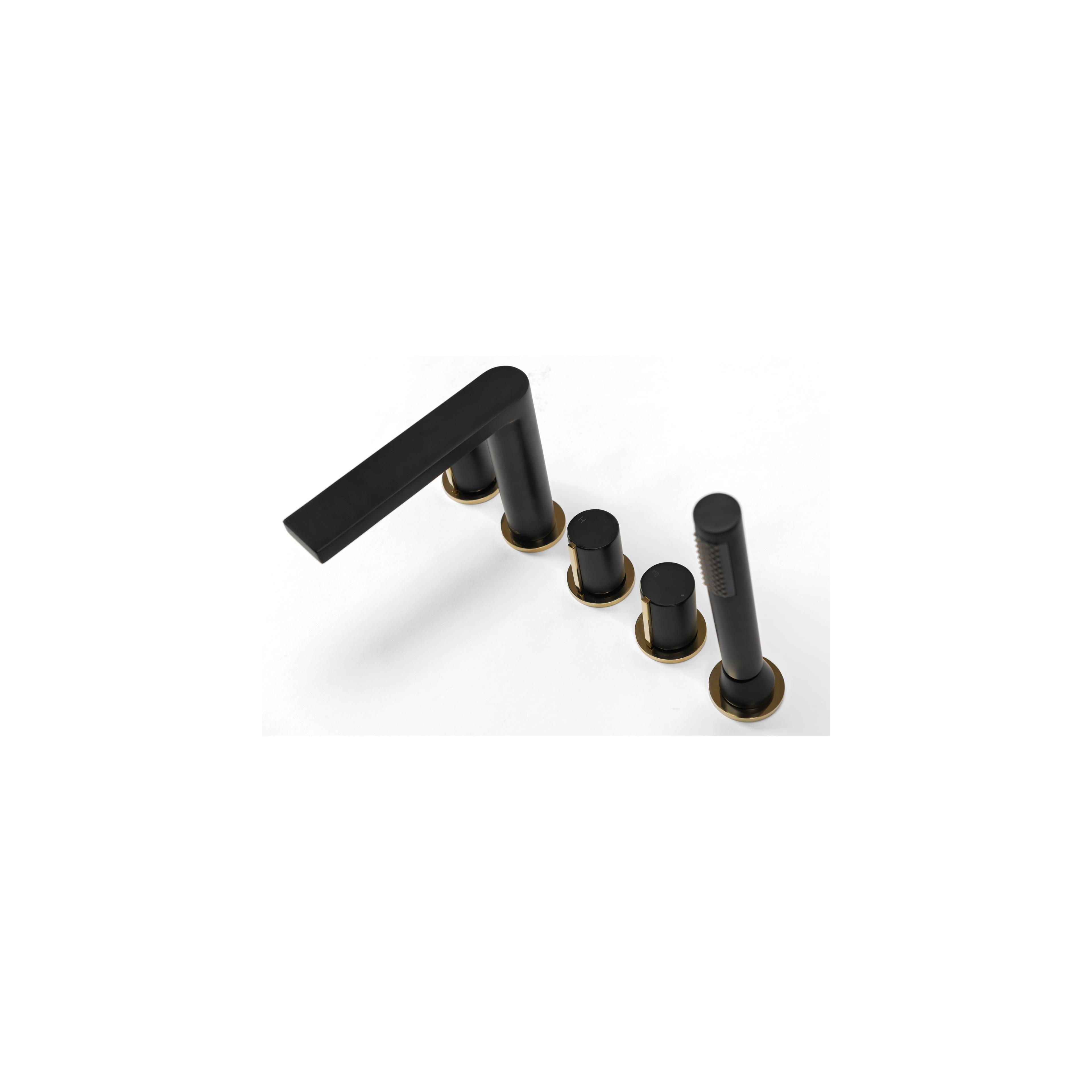 Смеситель для ванны Rea ICON Black Matt