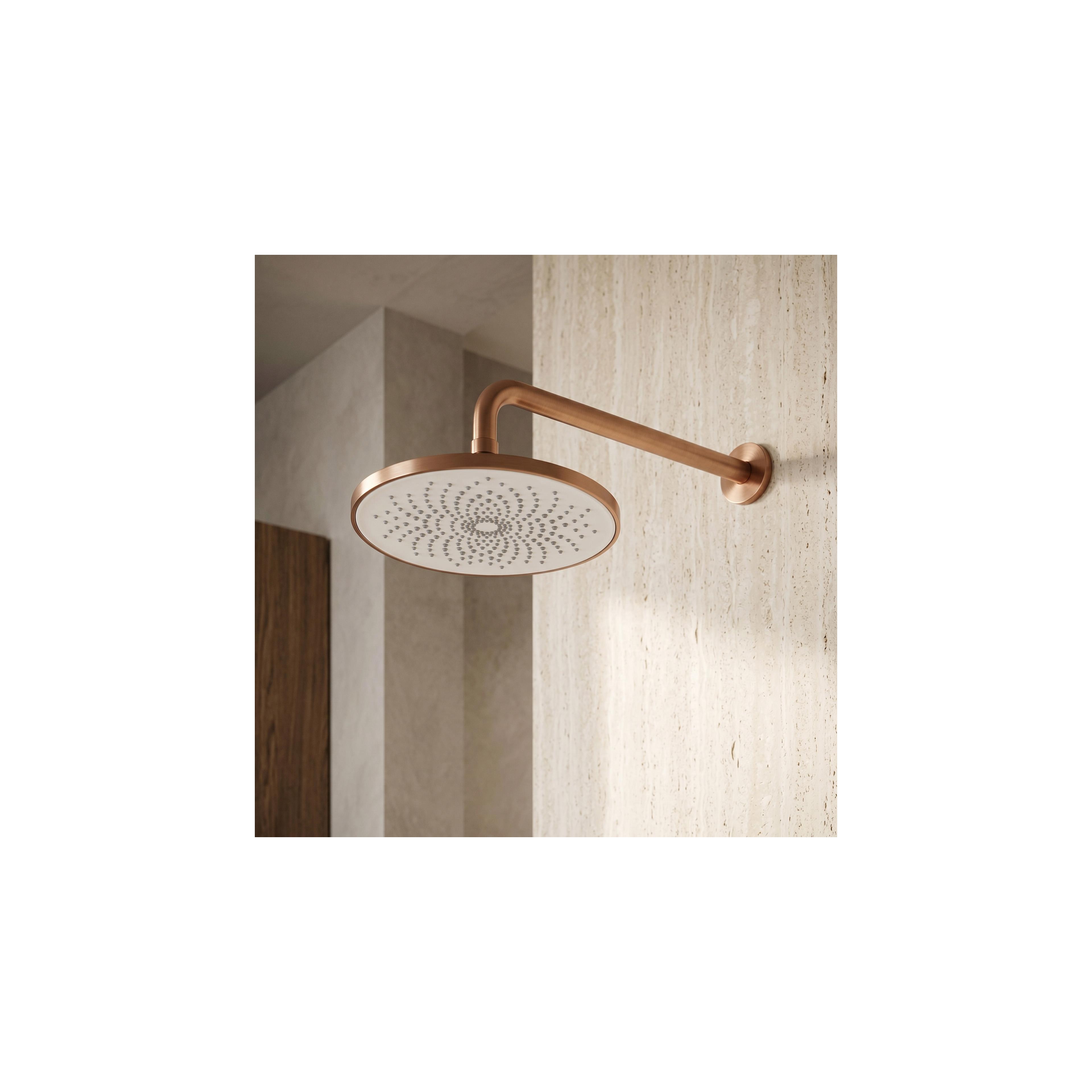 Runt duschhuvud REA JS-021BRG Brush Copper