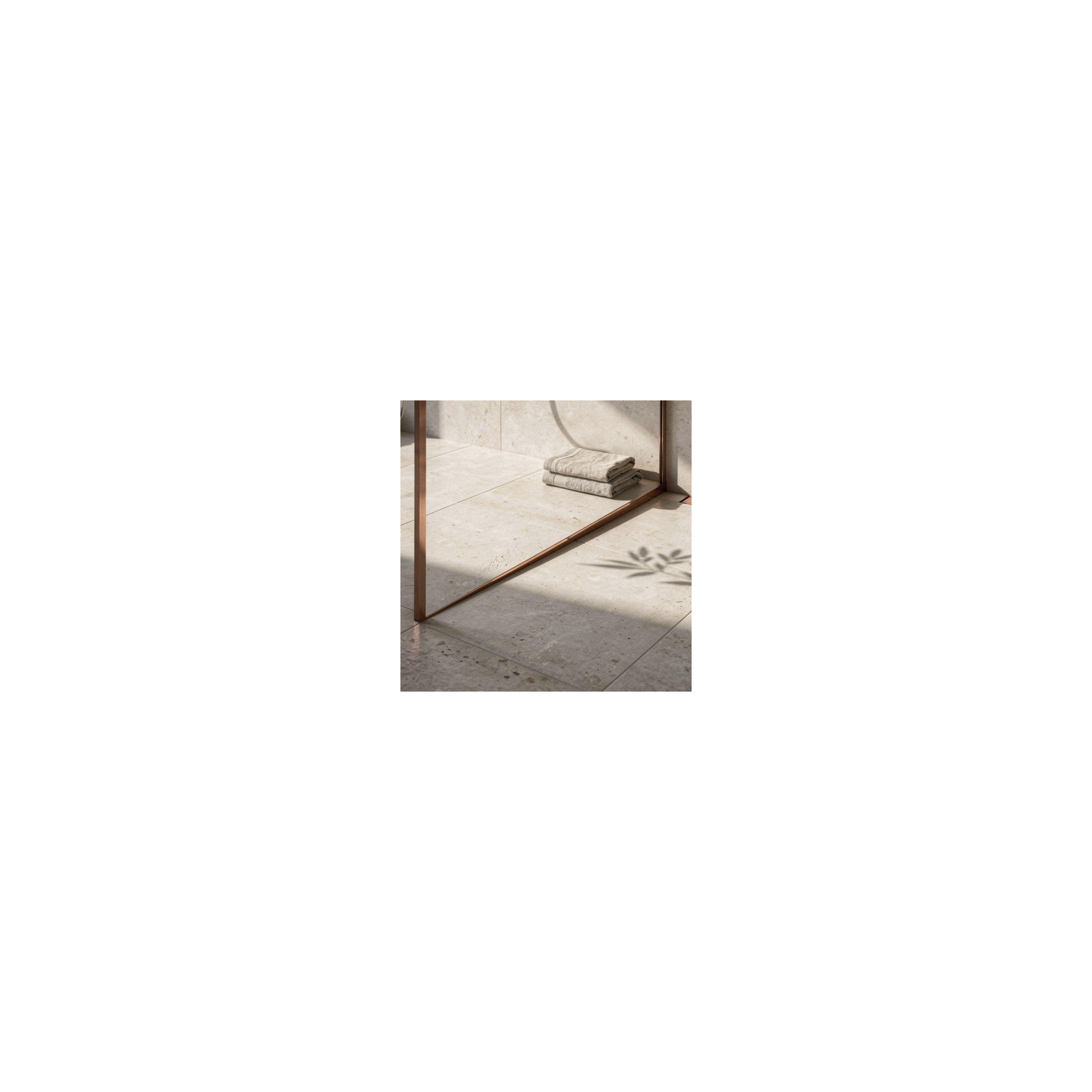 Profil de panta cadita de dus 120cm Brush Copper