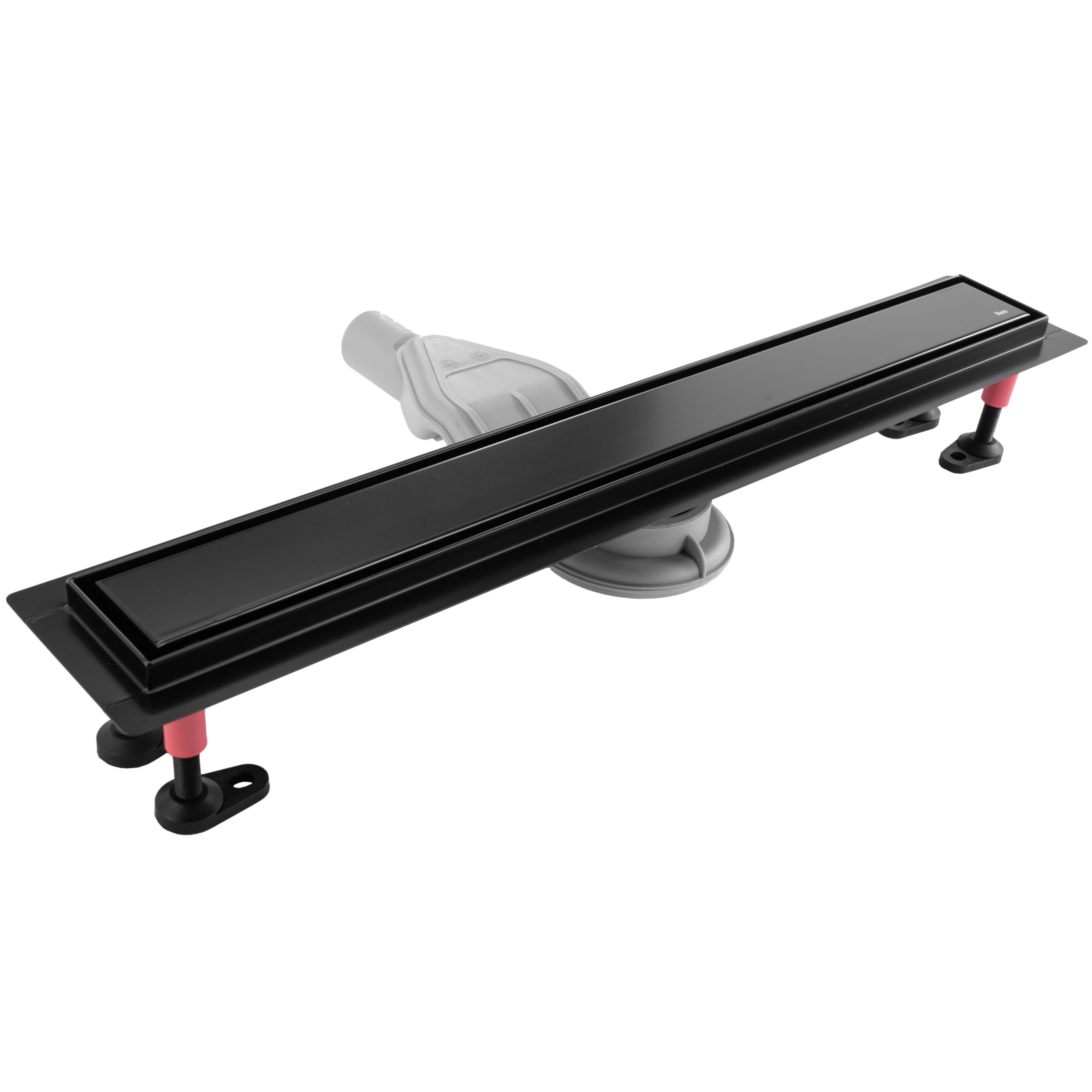 Linear drainage REA Neox Superflow Black 80