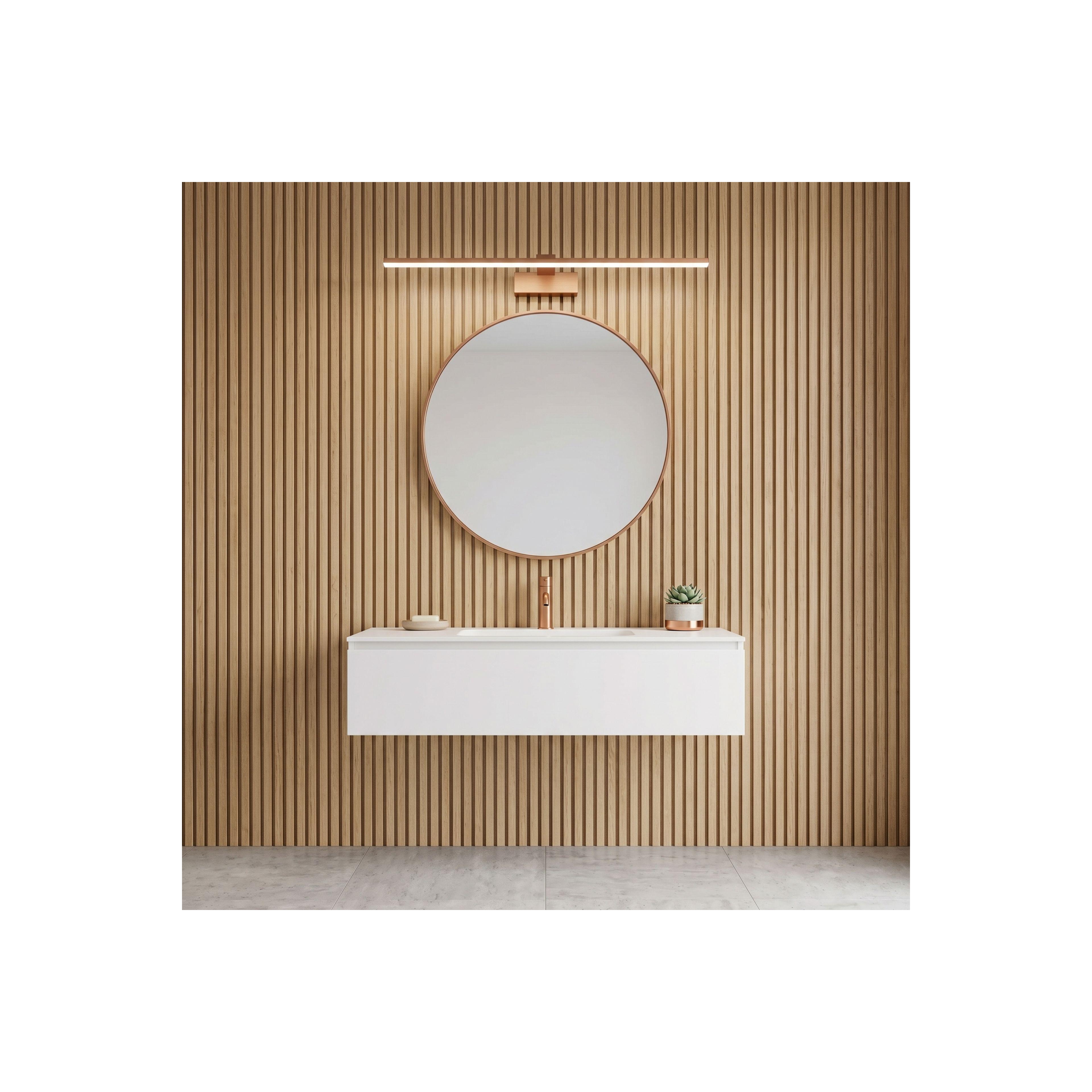 Vannitoa seina LED-valgusti SWE015-1W 73cm BRUSH COPPER