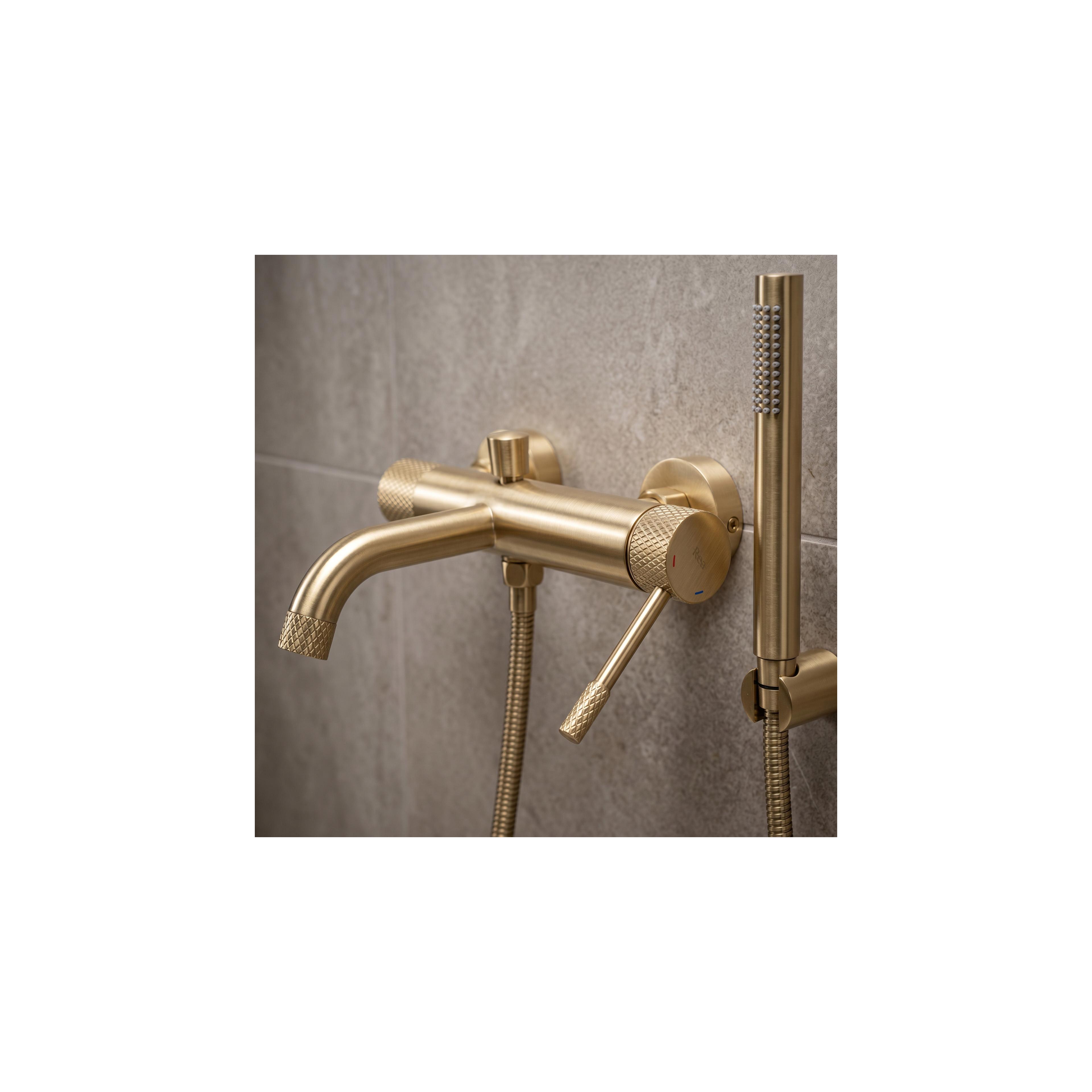 Bath faucet REA Venti Brush Gold