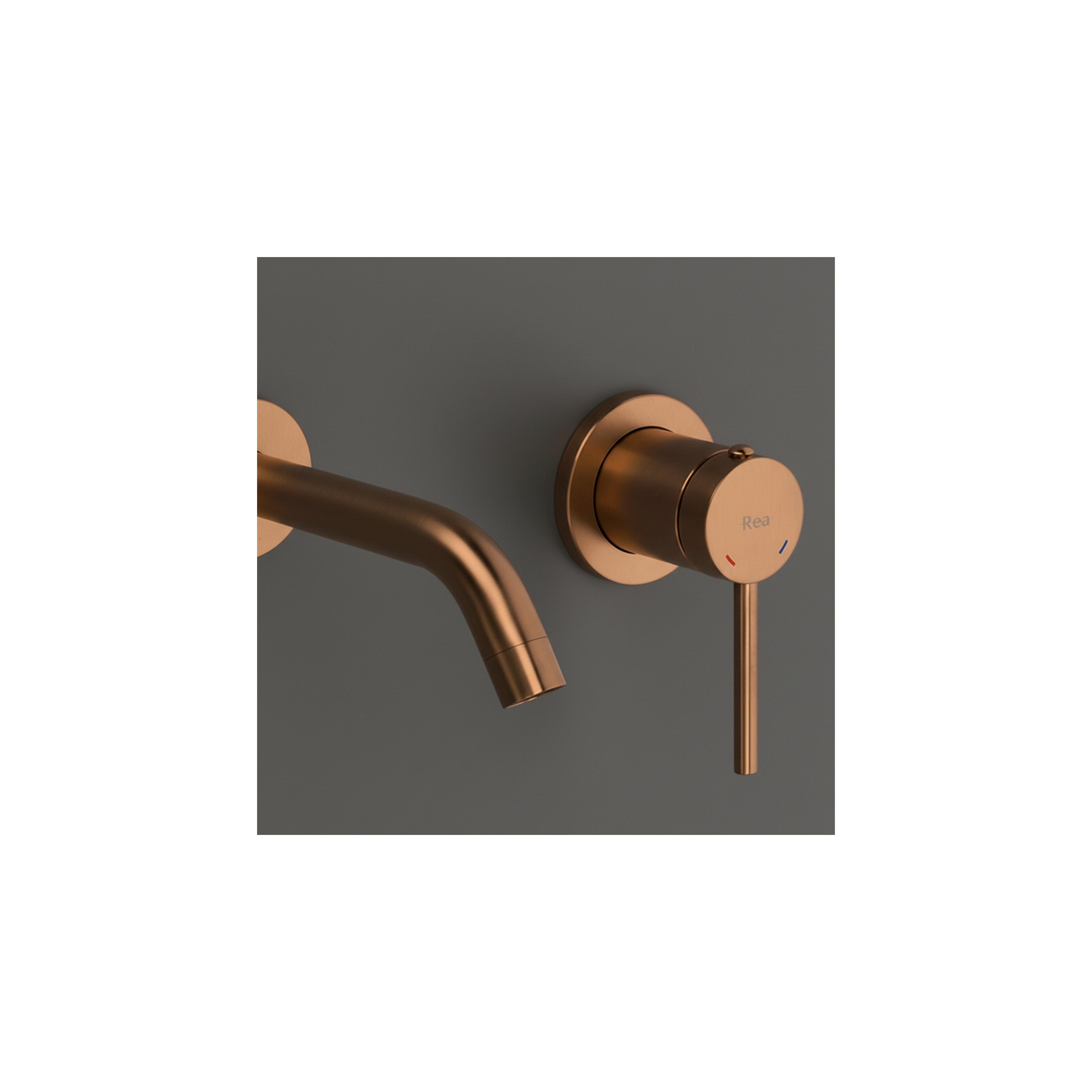 Falra szerelhető csaptelep Rea Clif Brush Copper