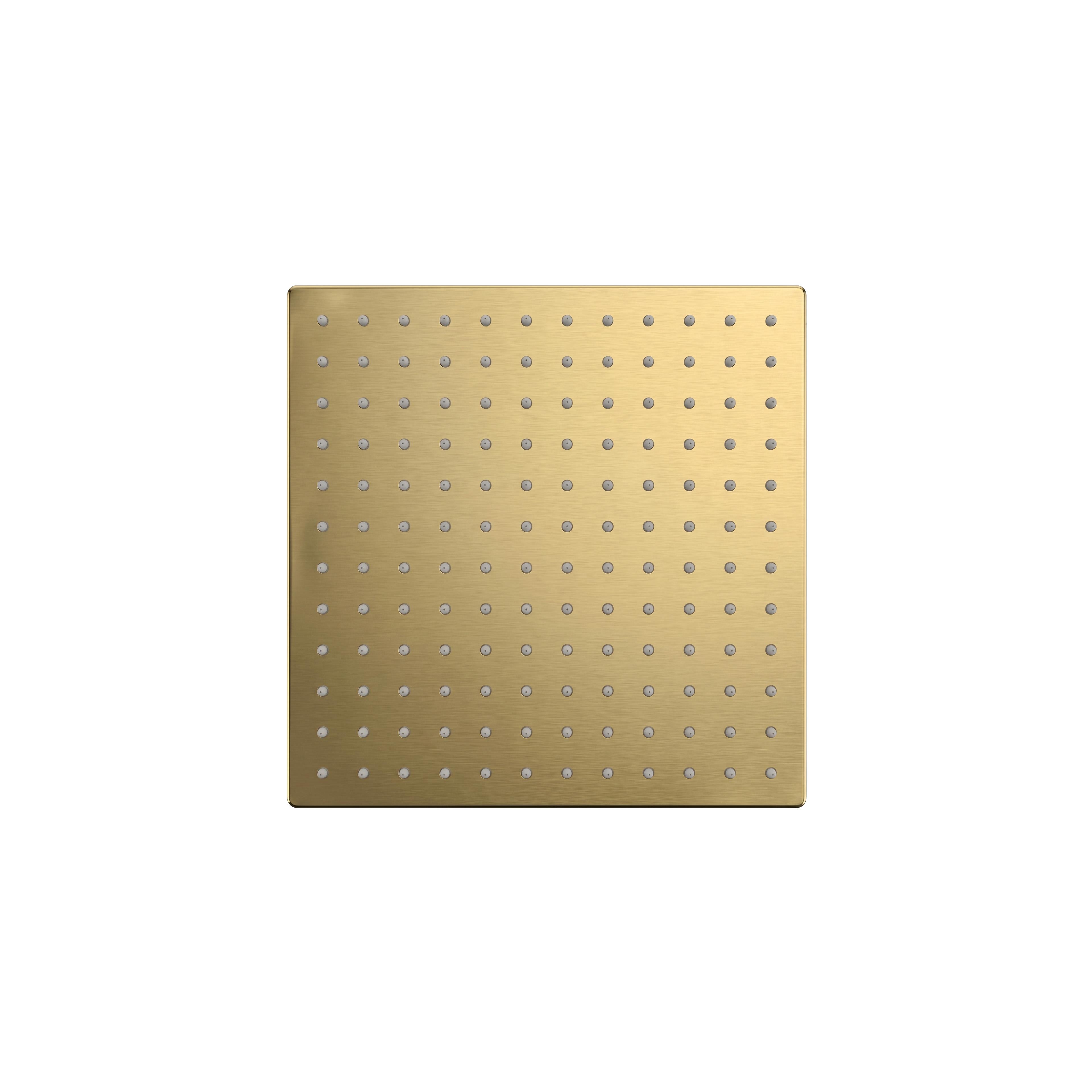 Fyrkantigt takduschhuvud REA JS-P015BG 30cm Brush Gold