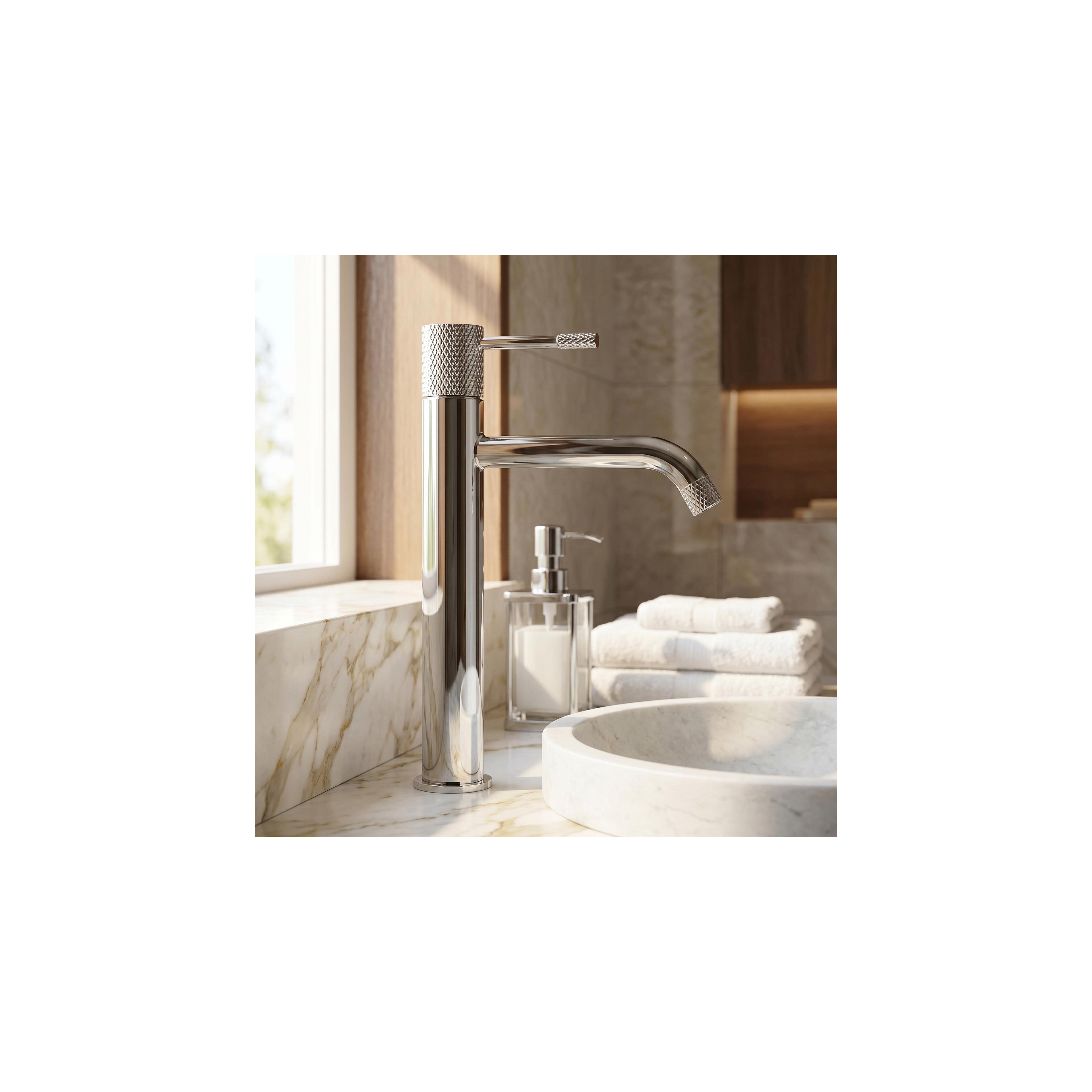 Bathroom faucet Rea Venti Chrome High