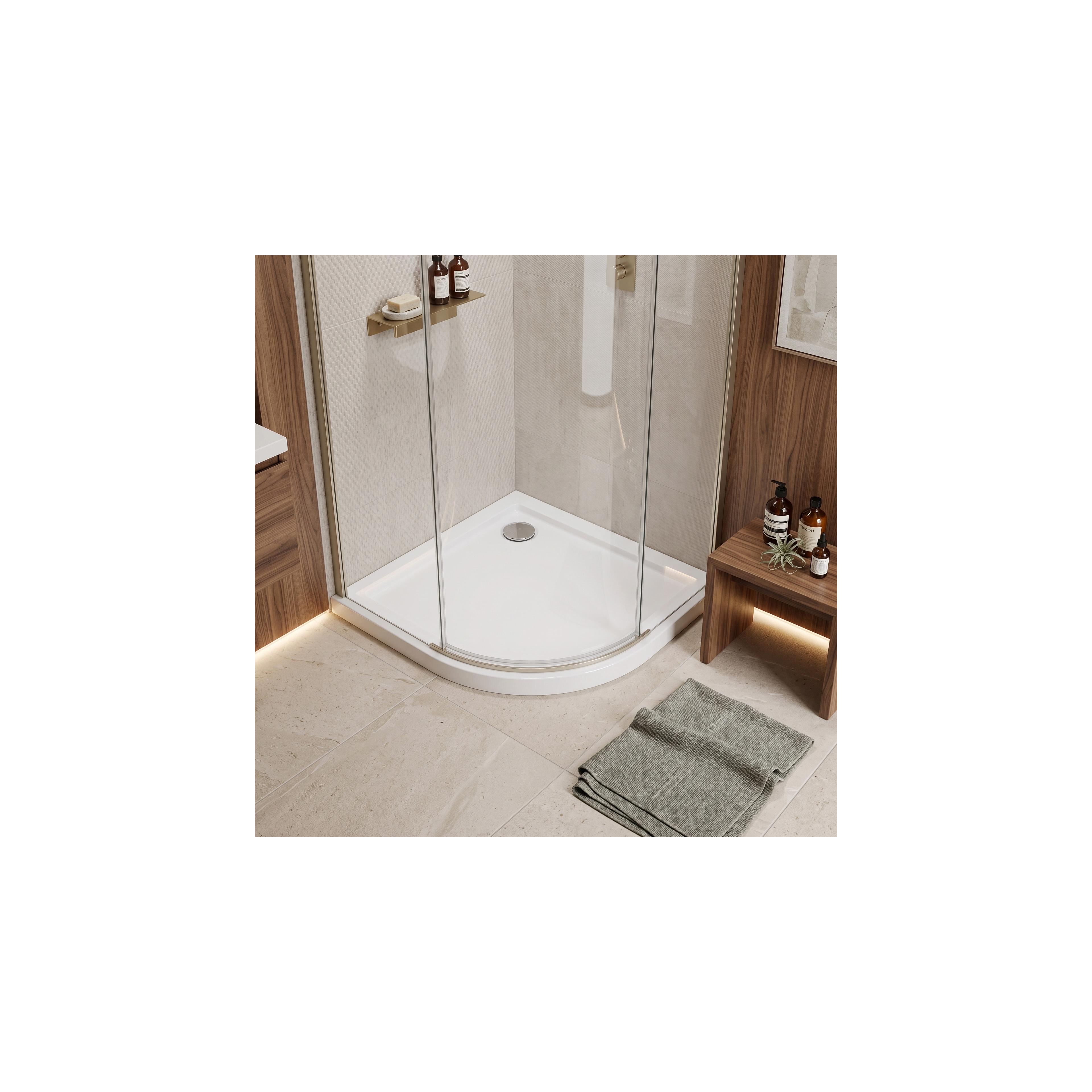 Shower tray Rea Look White 80x80