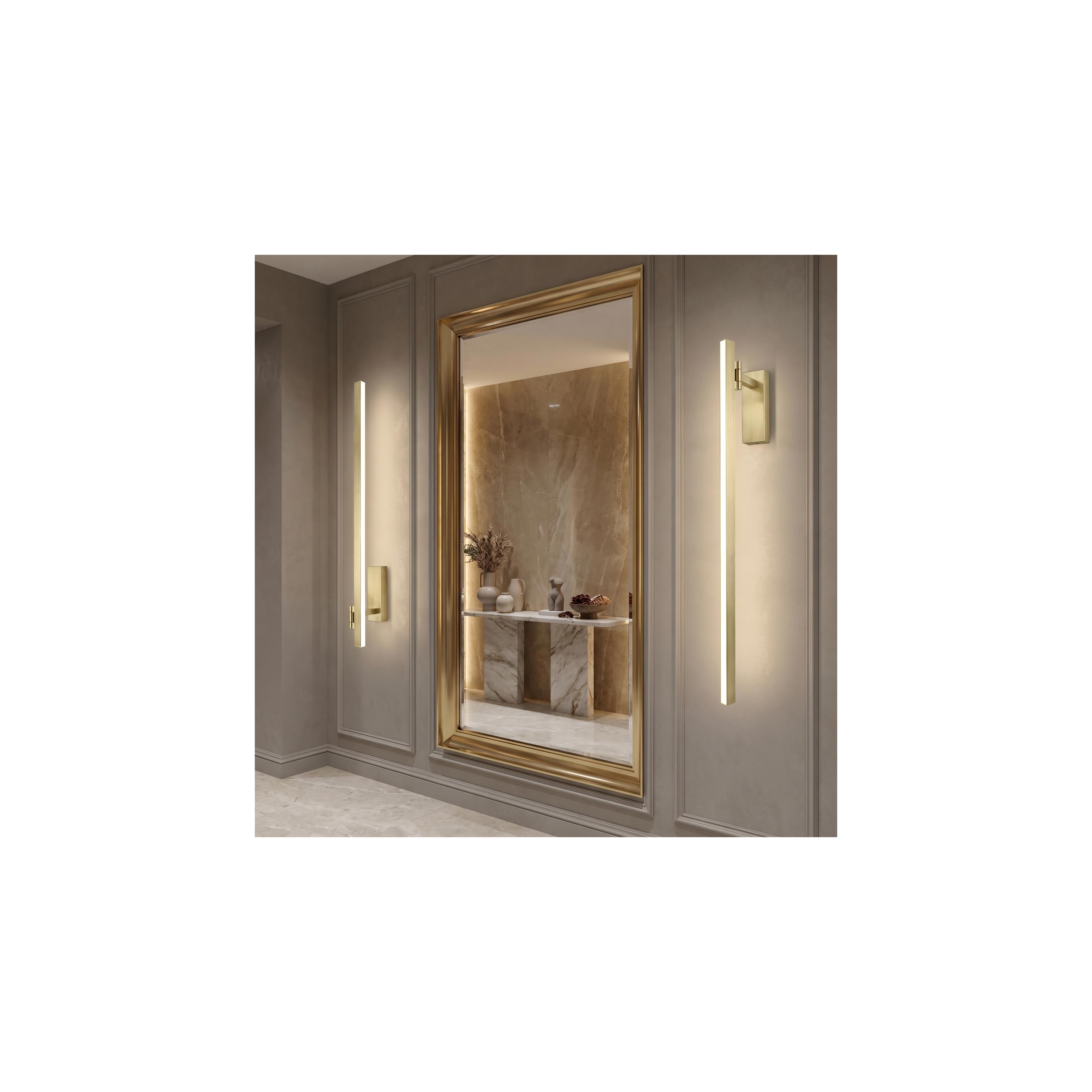 Vannitoa seina LED-valgusti SWE033-1W 80cm BRUSH GOLD