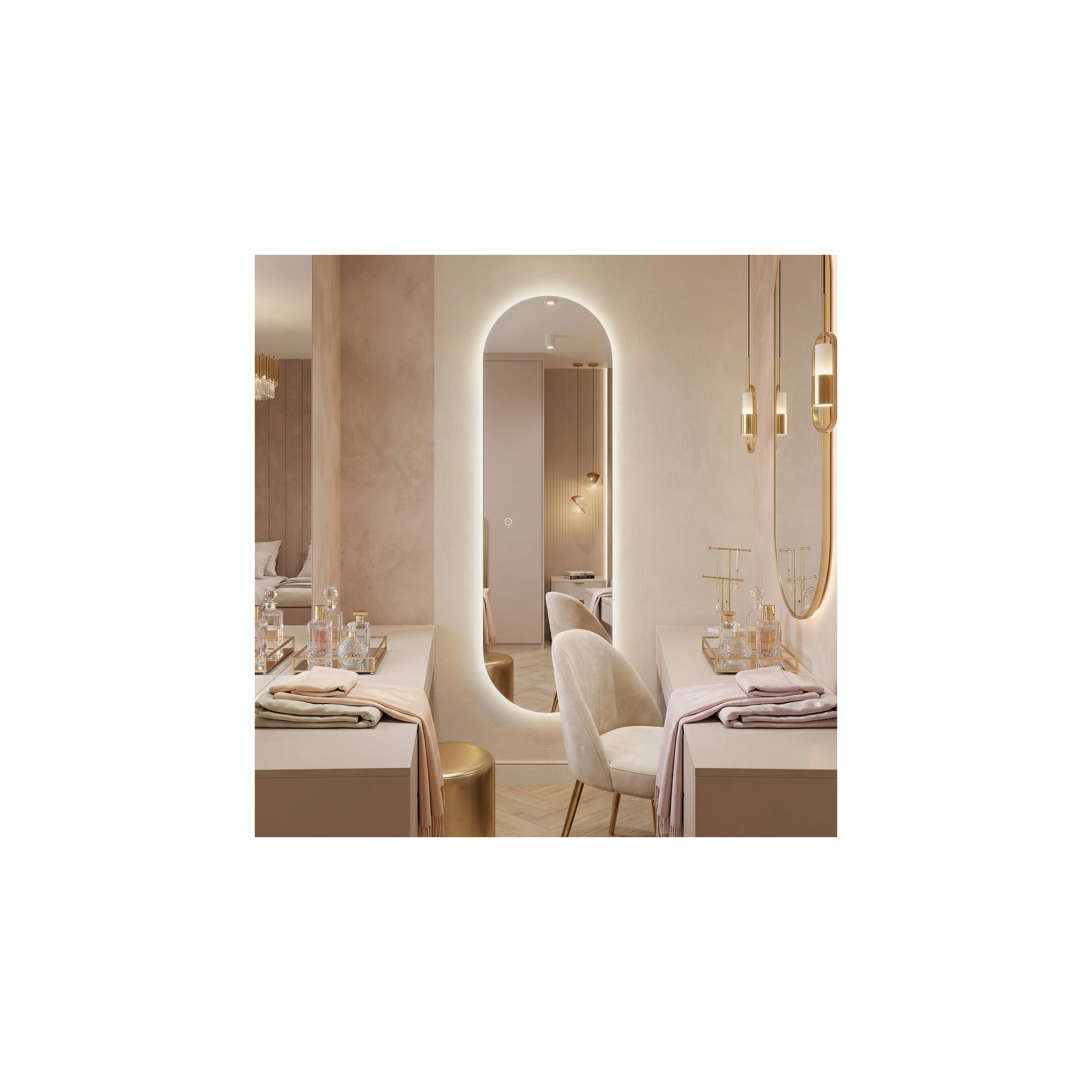Espejo LED 150x50cm MOL-OV