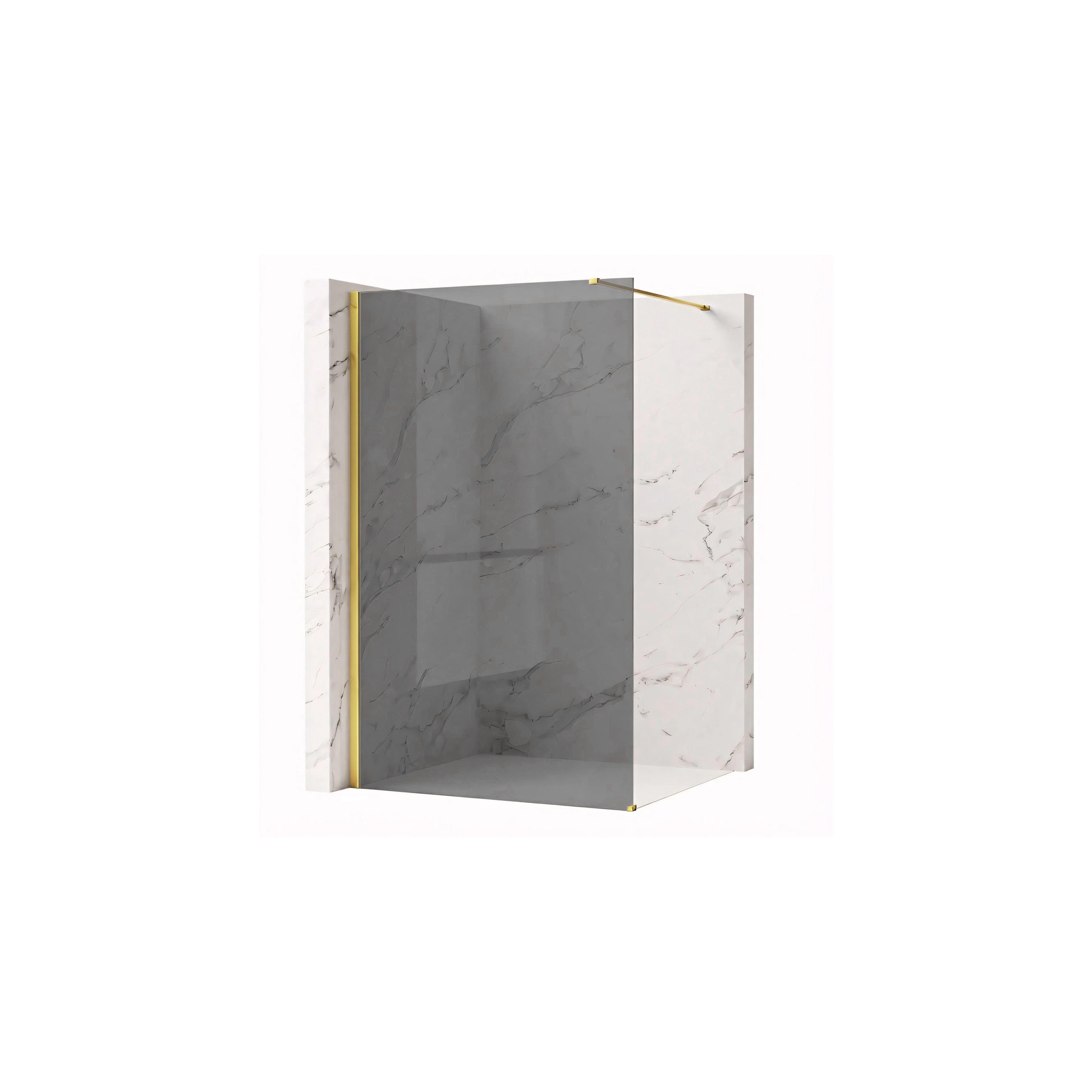 Paroi de douche Rea Flexi Grey / Gold 80