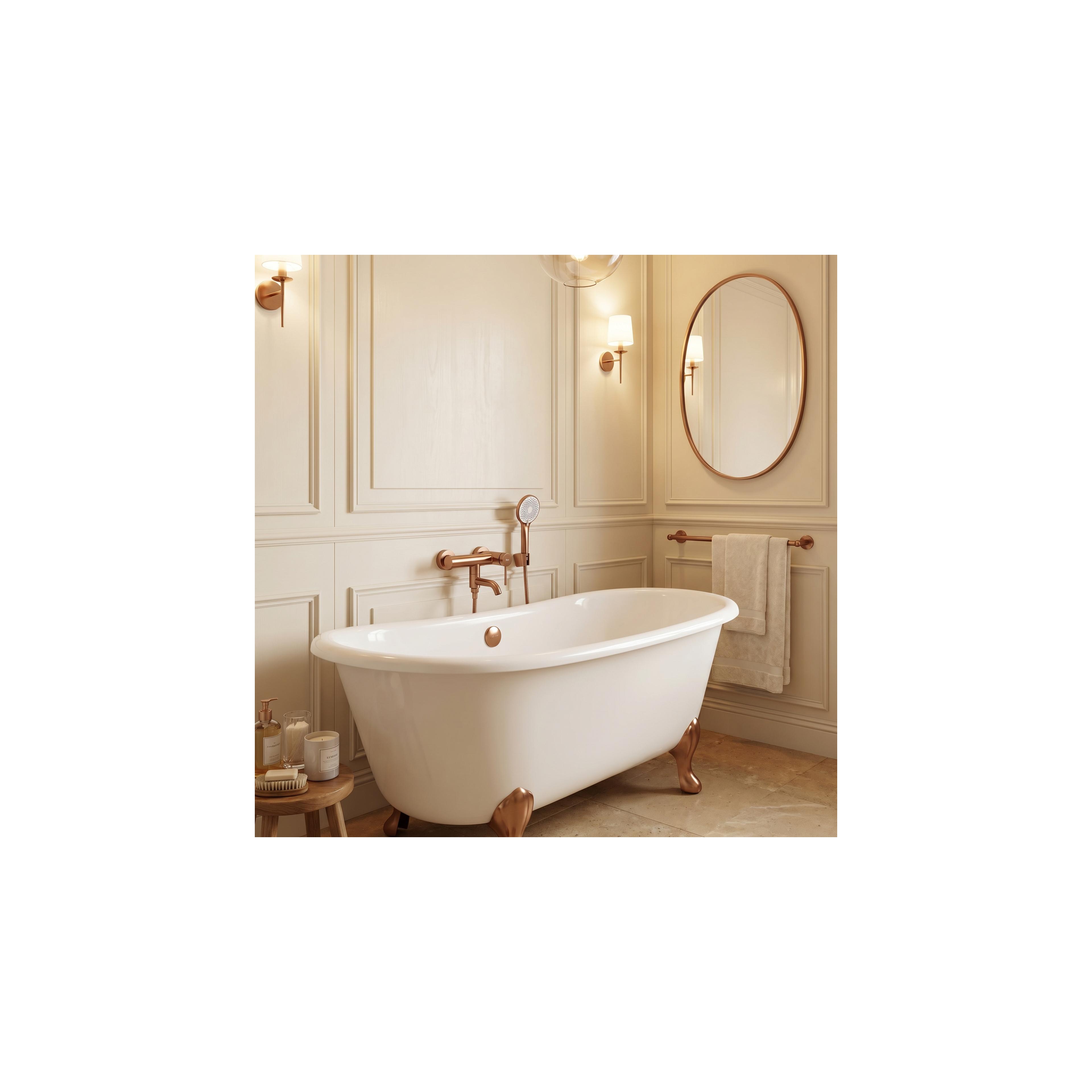 Смесител за вана Rea Clif Brushed Copper