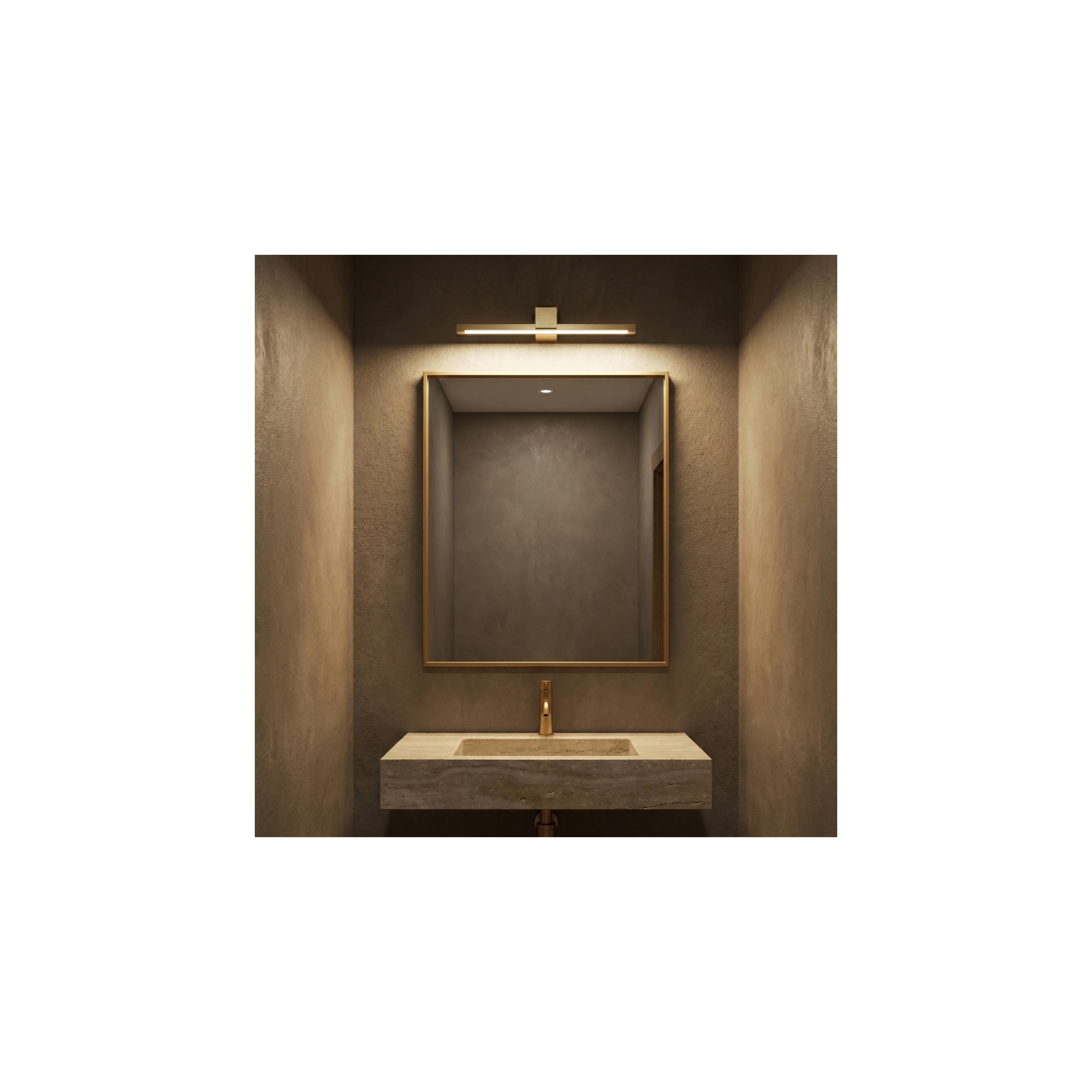 Bad LED-Wandleuchte SWE046-1W 40cm GOLD BRUSH