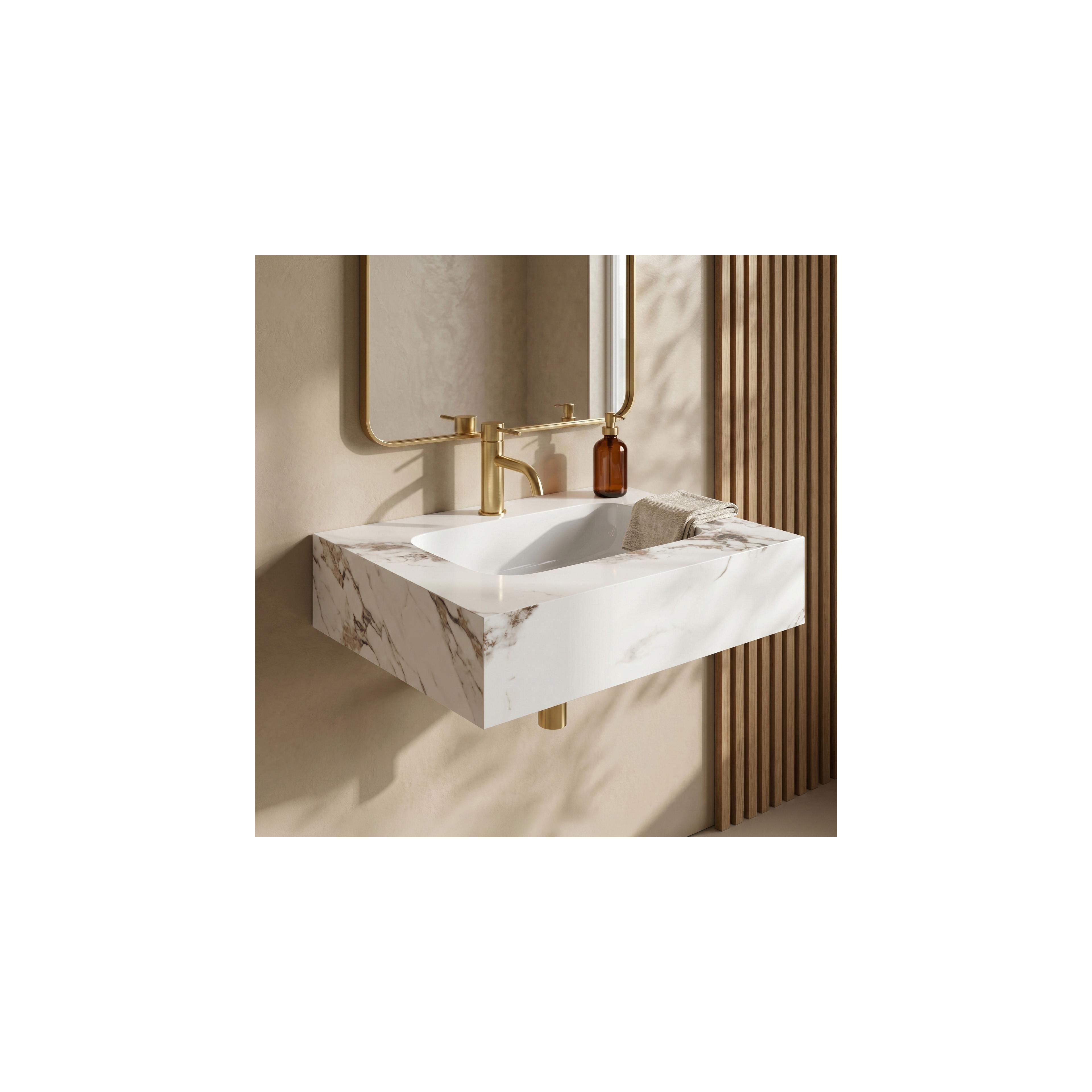 Lavabo suspendu Rea Aresa Cold Jade 60