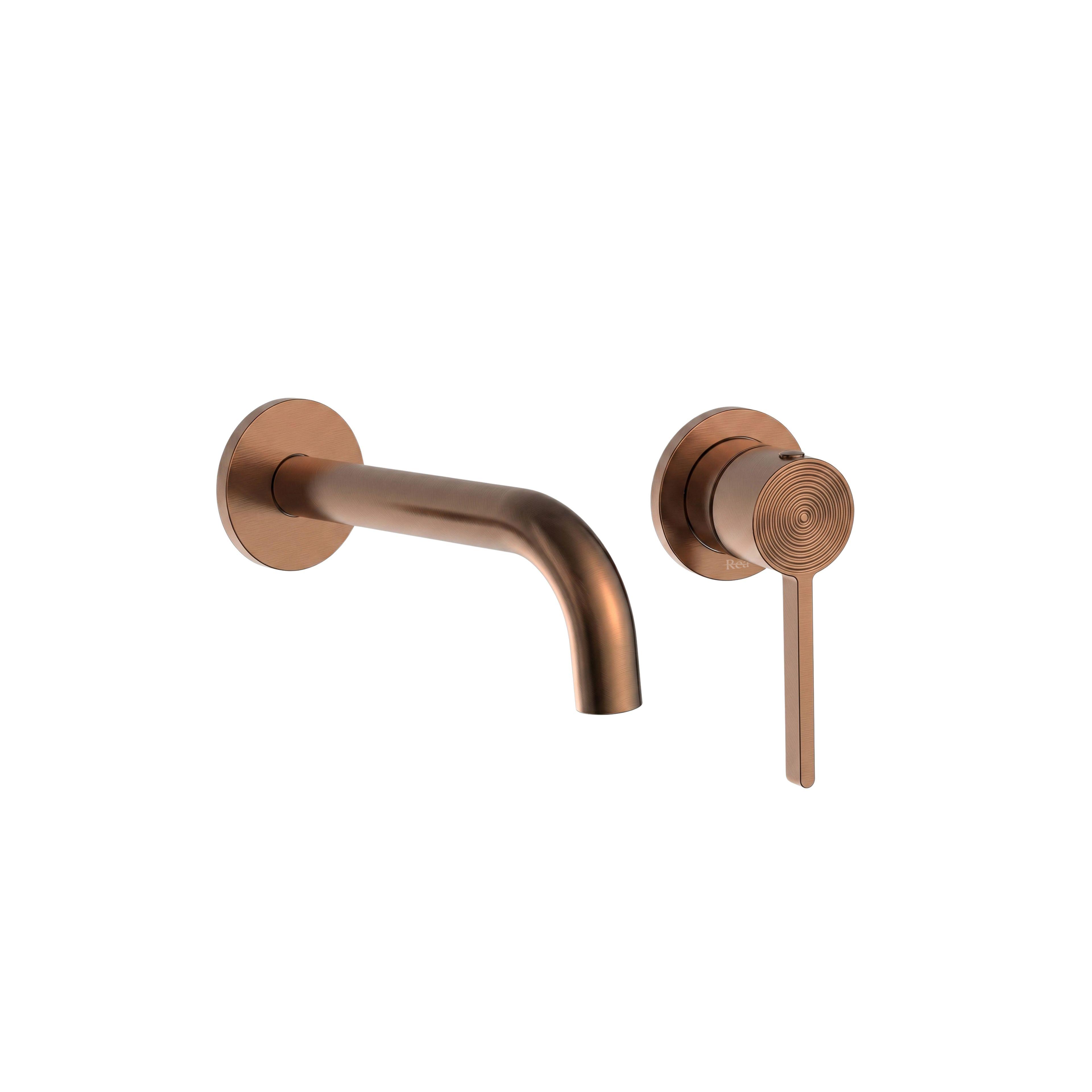 Inbyggd tvättställsblandare Rea Foster Brush Copper