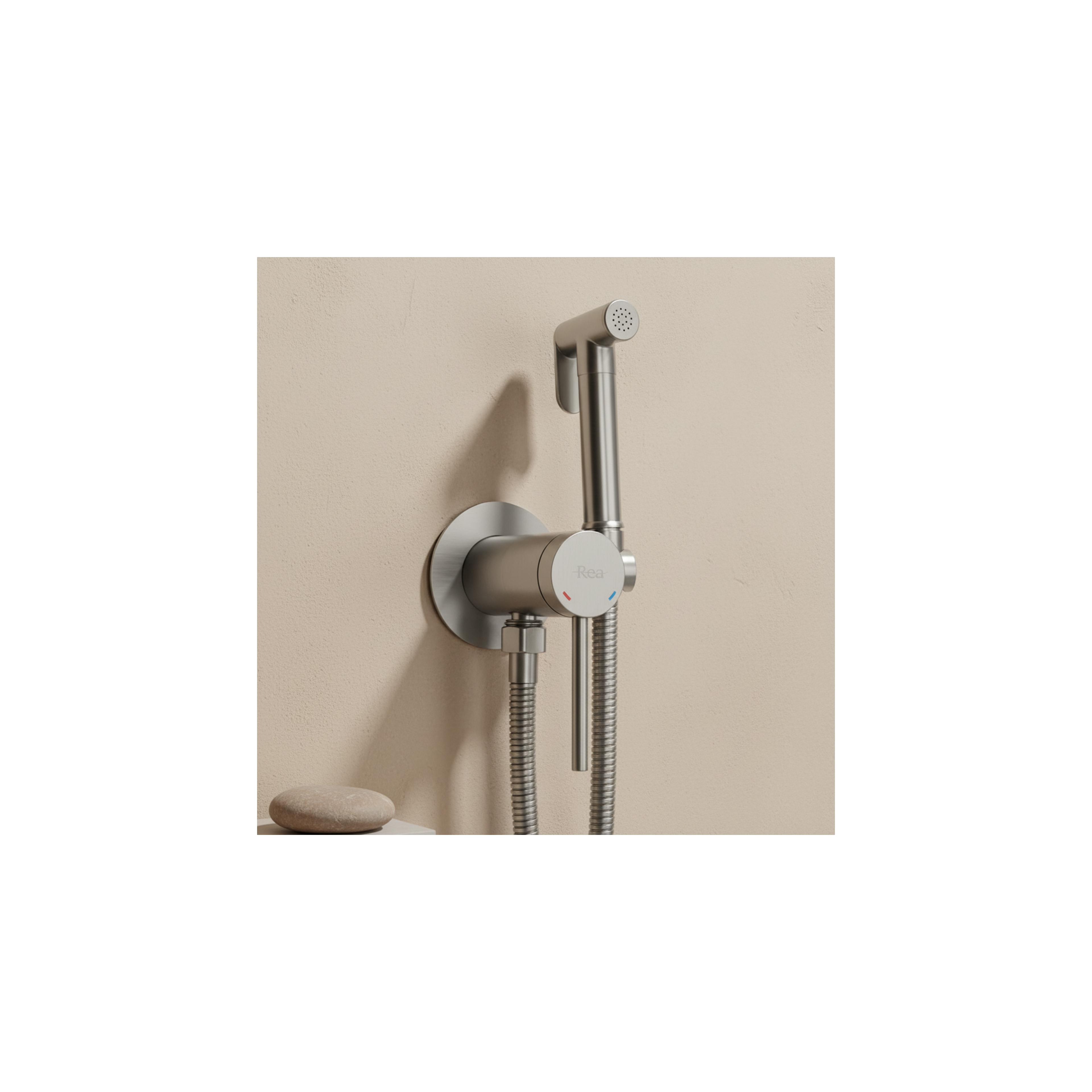 Baterie bideu Foss Clif Brush Nickel