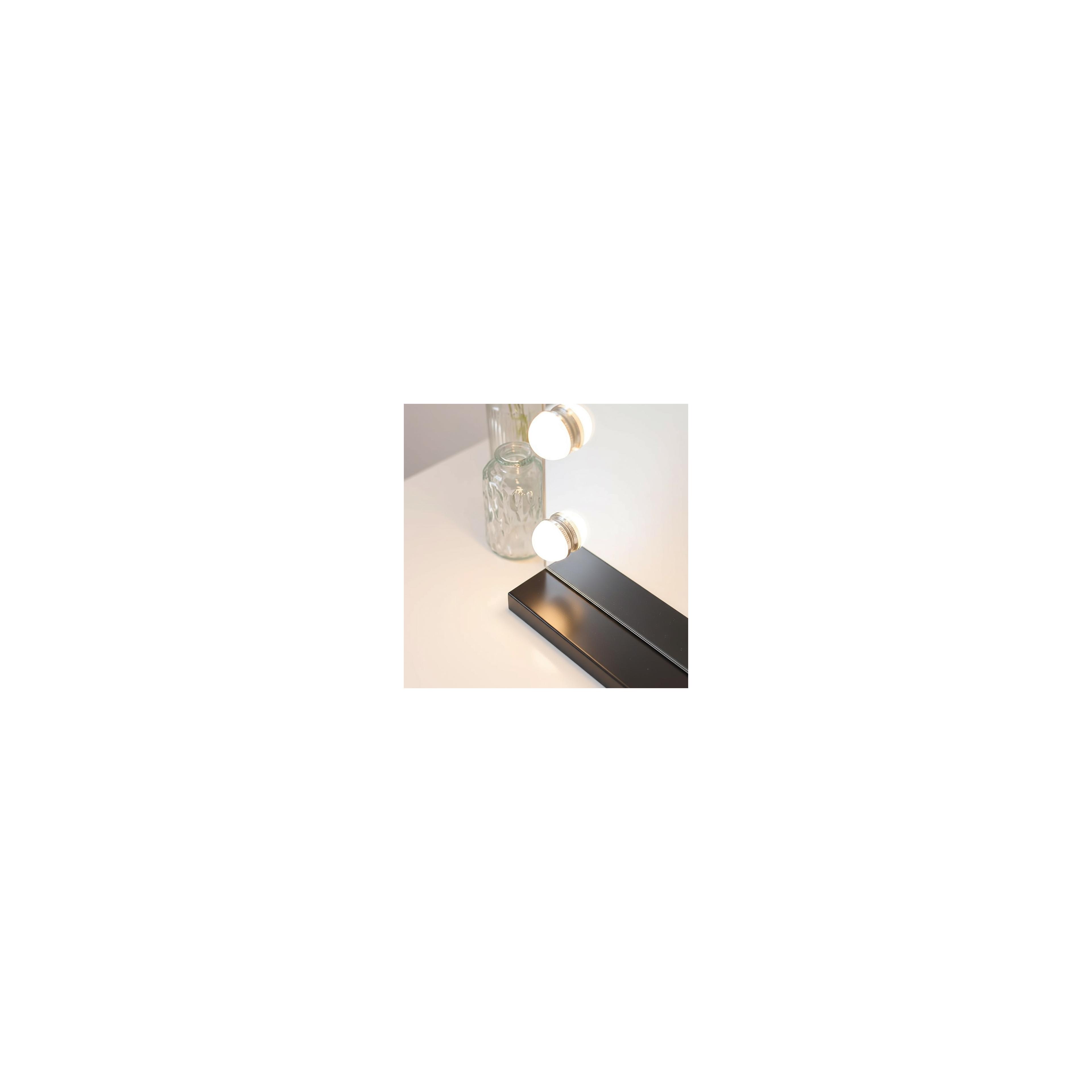 LUSTRO ŚCIENNE LED HOLLYWOOD Black