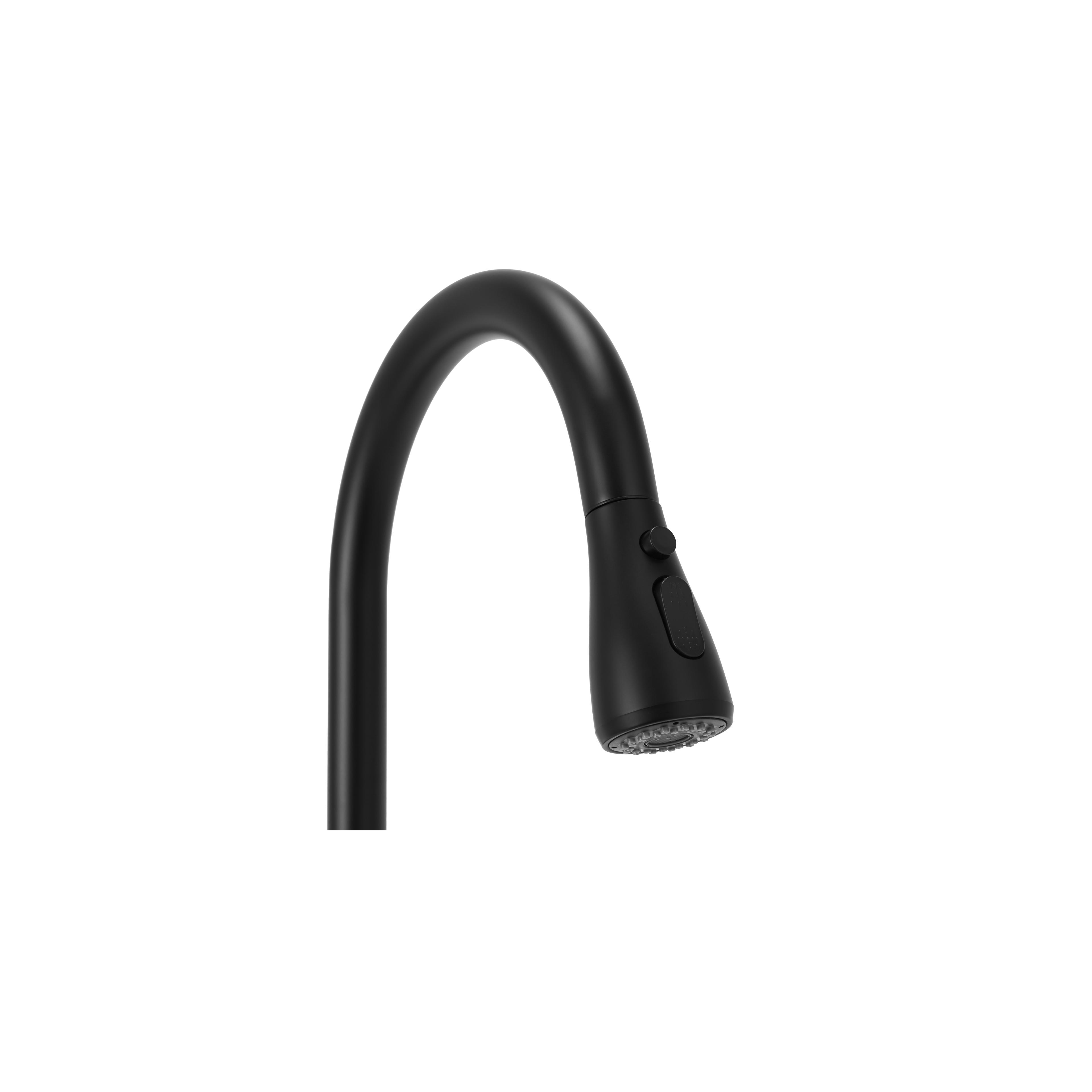 Kitchen faucet Nest black mat