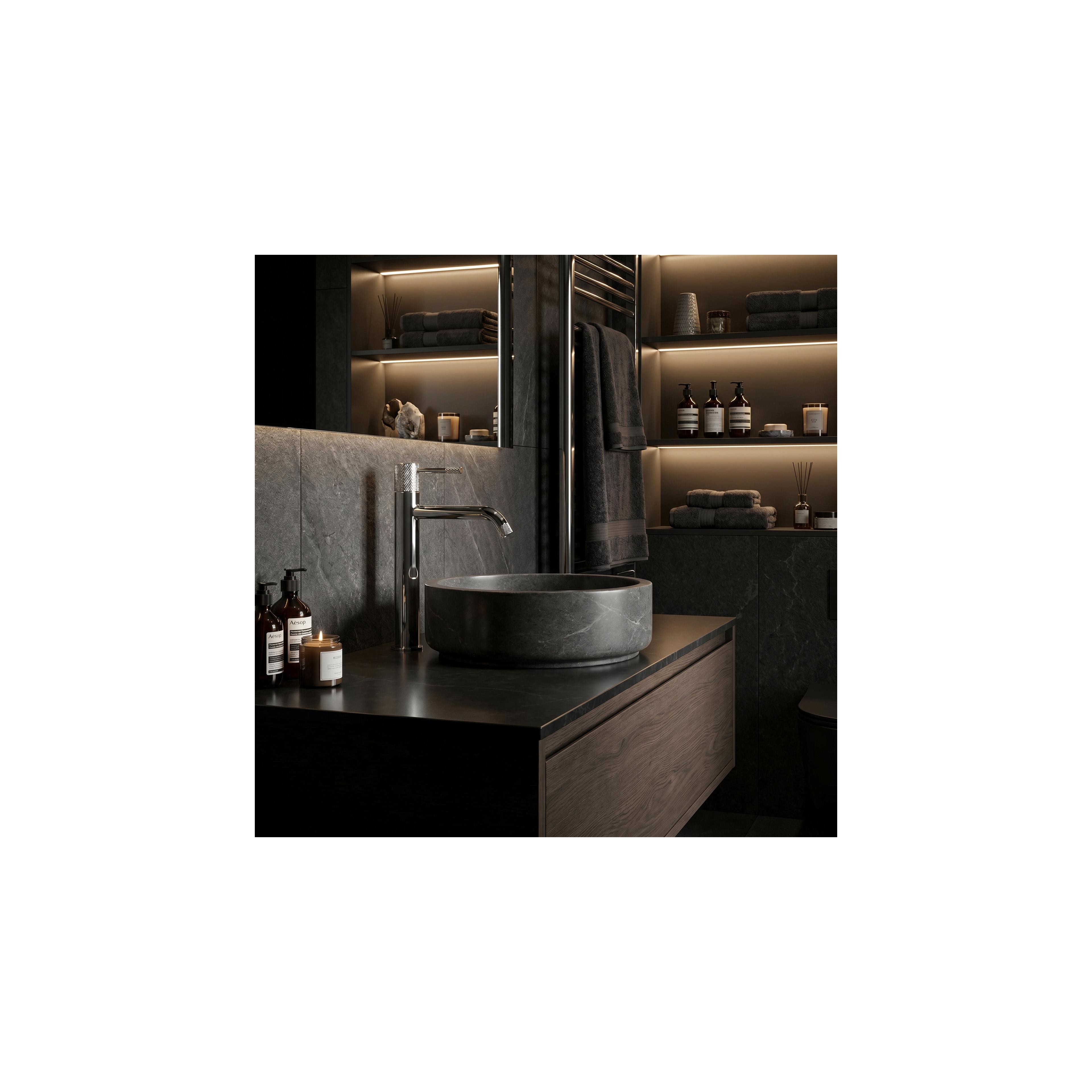 Bathroom faucet Rea Venti Chrome High