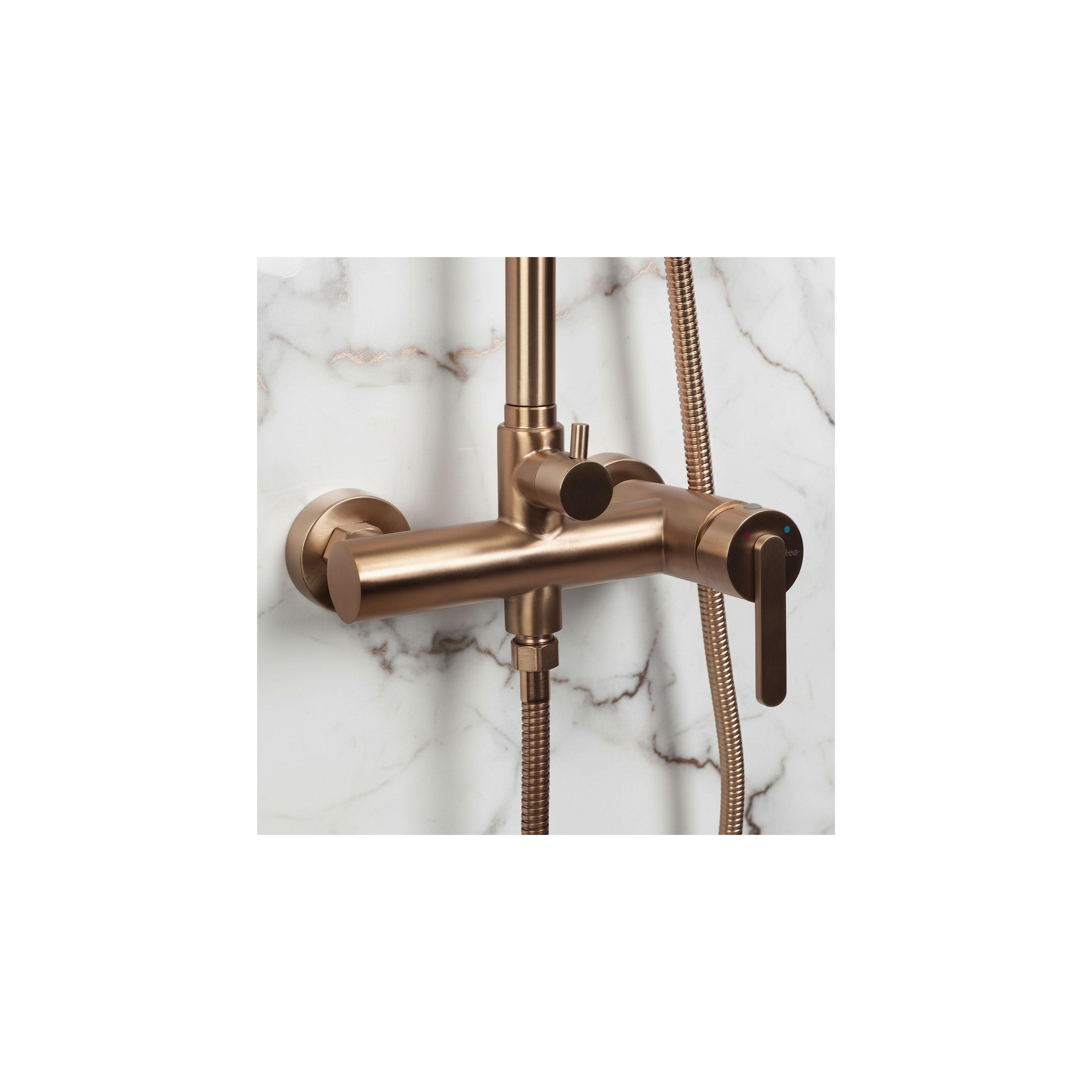 Kit de douche Rea Ontario Brush Copper