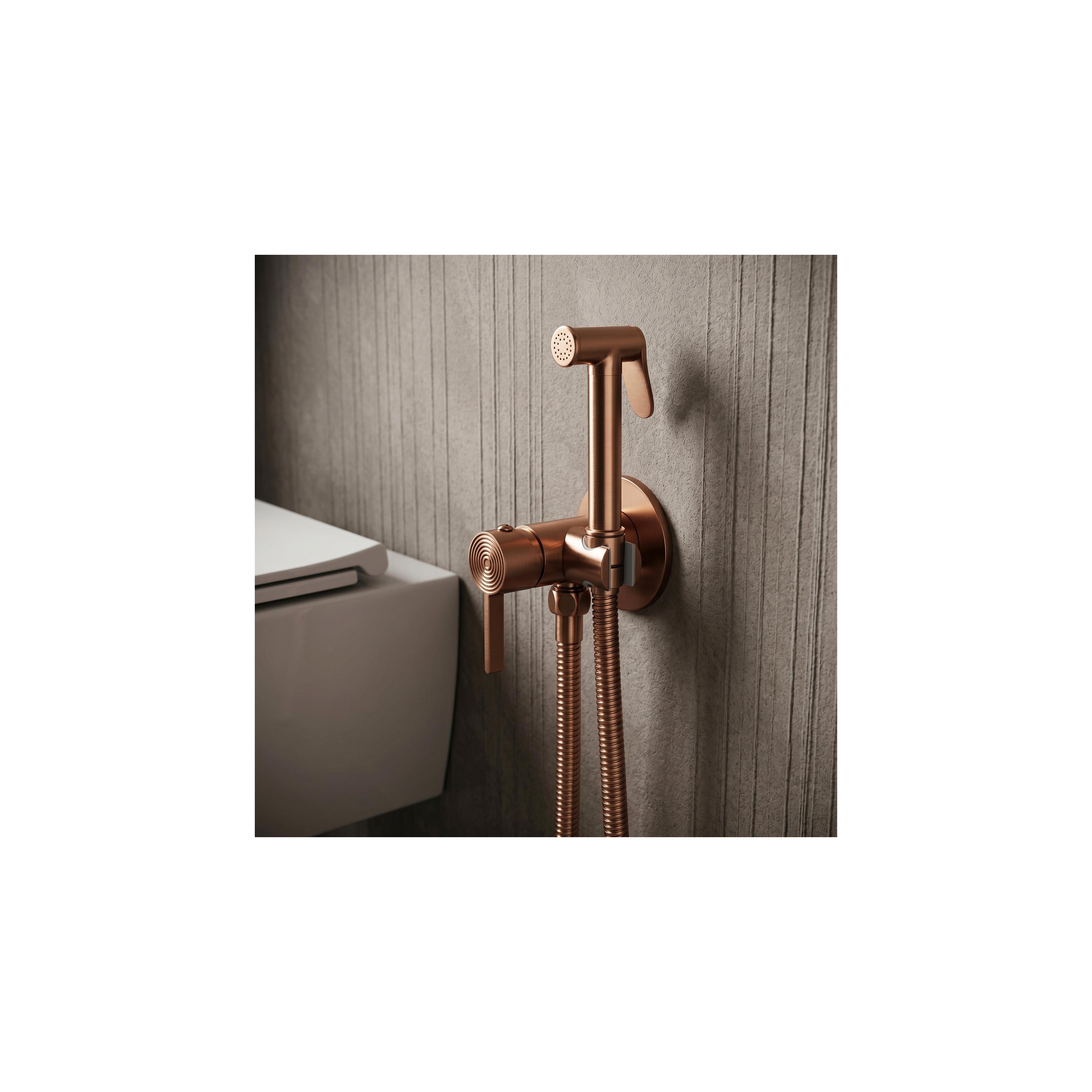 Miješalica za bide Foss Clif Brush Copper