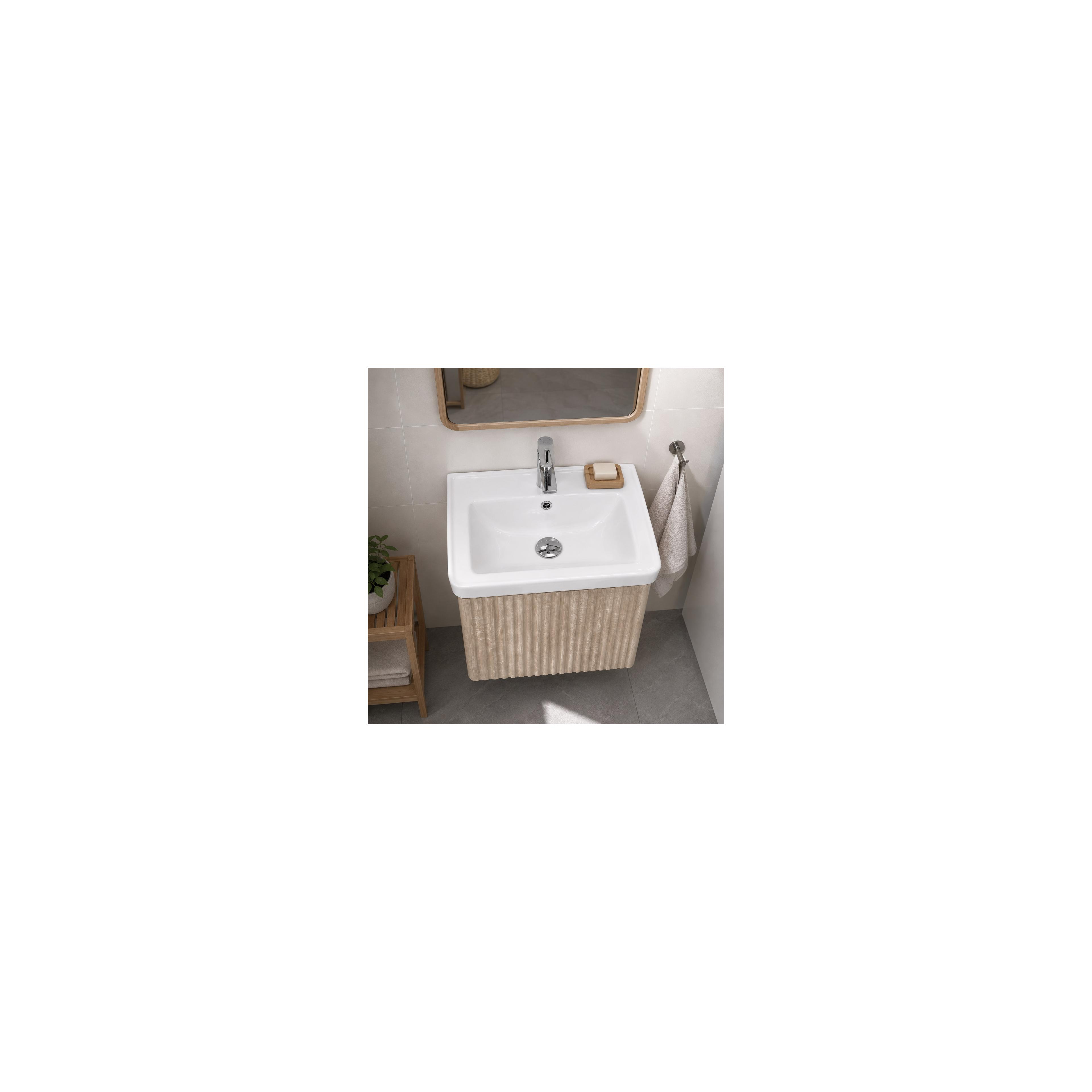 Szafka łazienkowa z umywalką Rea  DB85-50-3 Orio Light 50cm