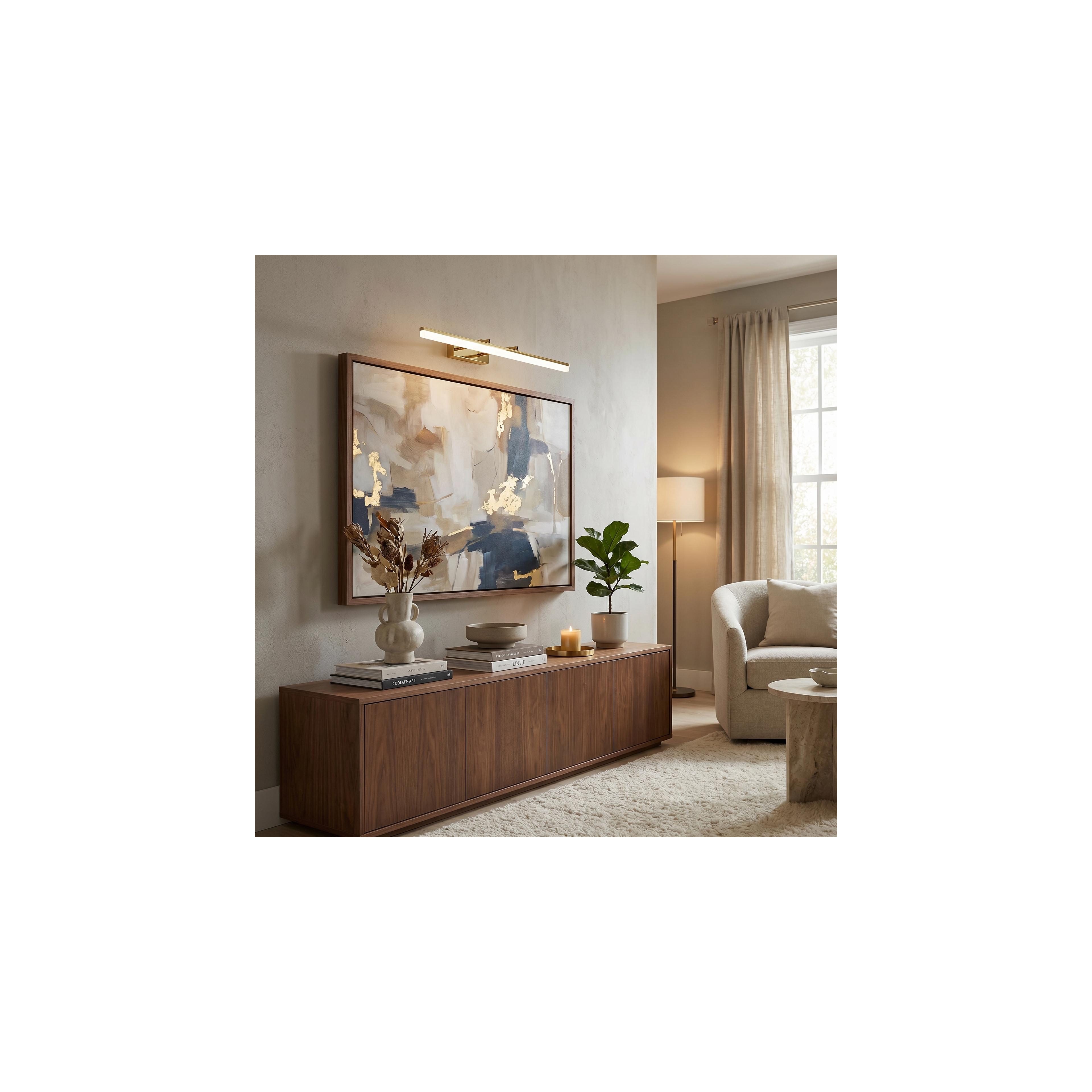 Badkamer LED-wandlamp APP1874-1W 80cm GOLD