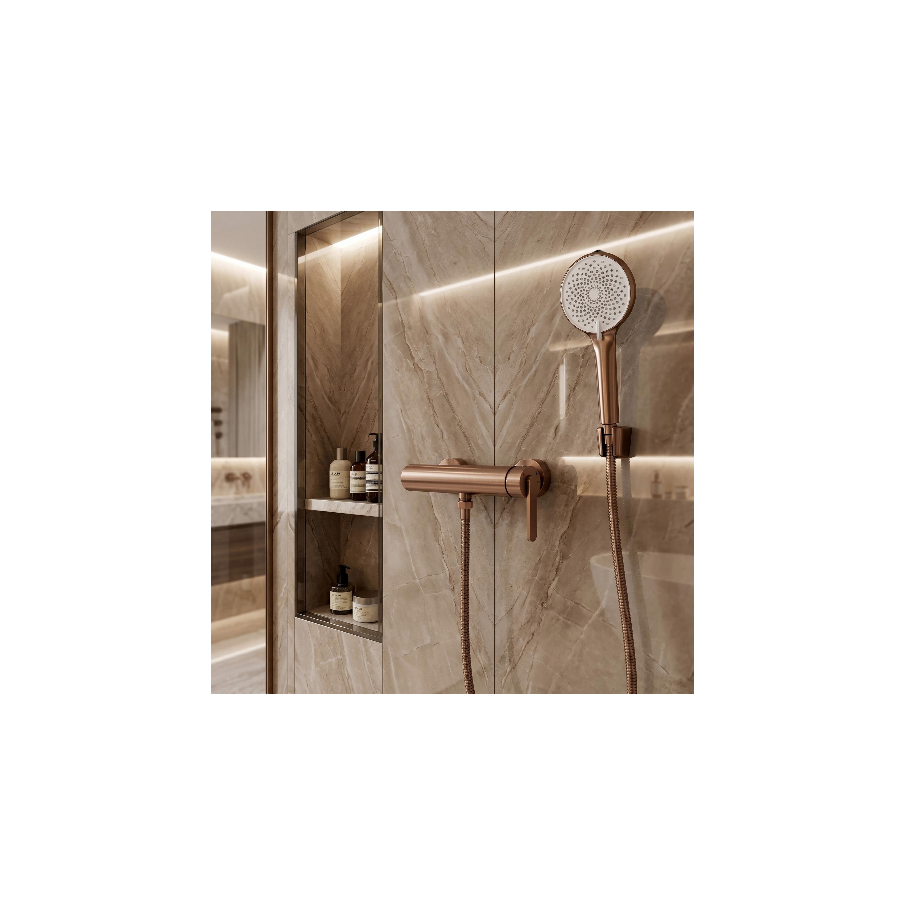 Bathtub faucet REA Ontario Side Brush Copper