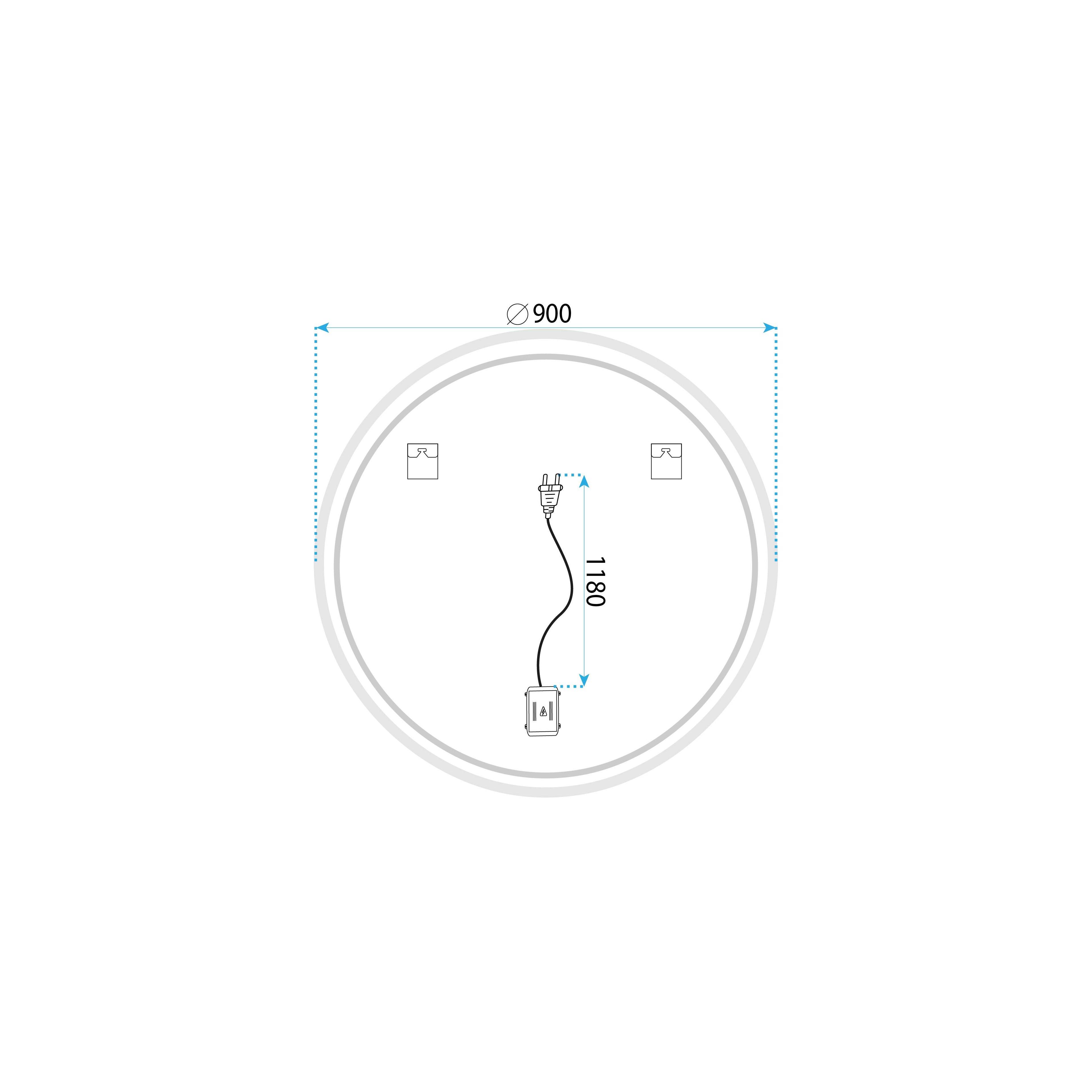 Miroir LED 90cm FFJ90