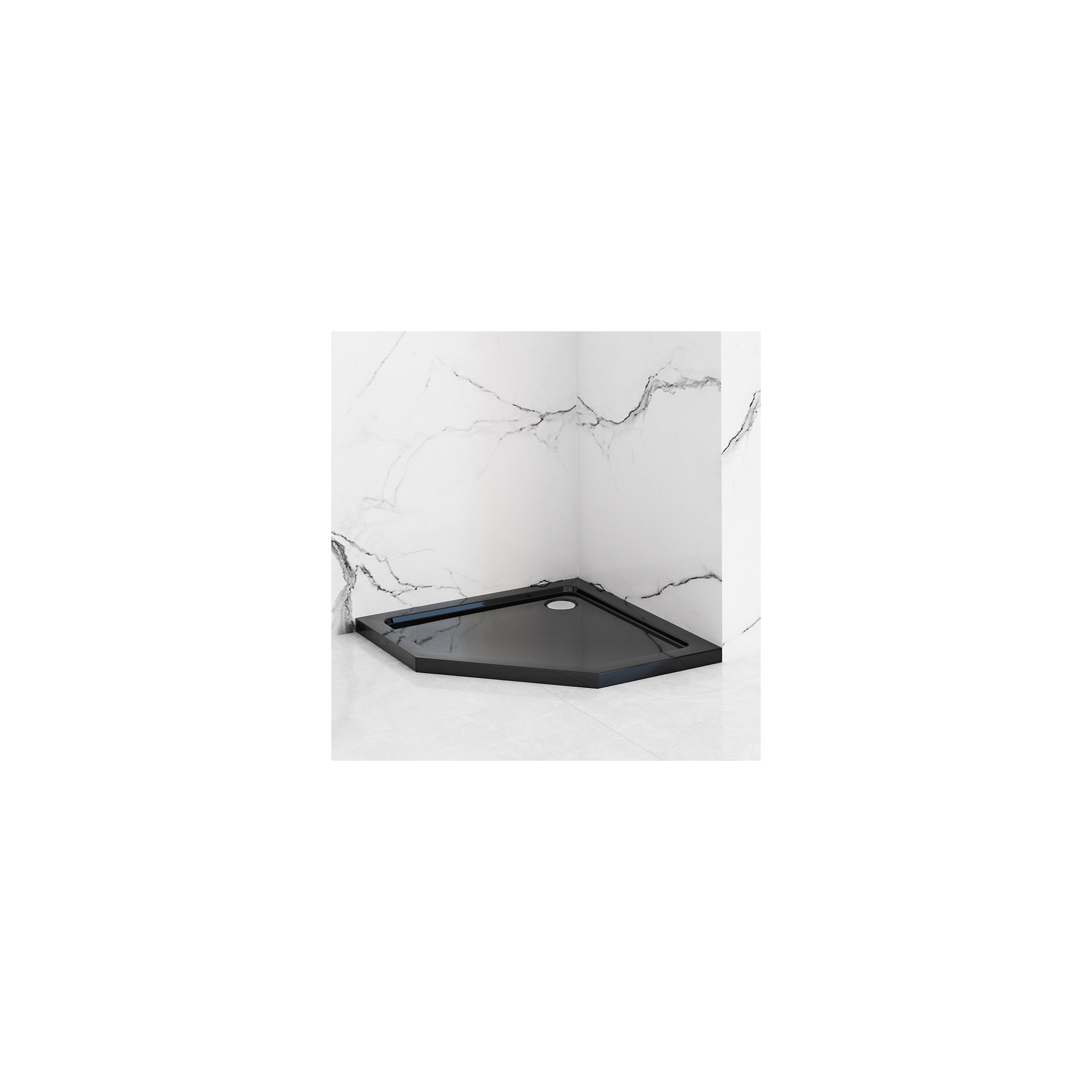 Brodzik prysznicowy Diamond Czarny 90x90